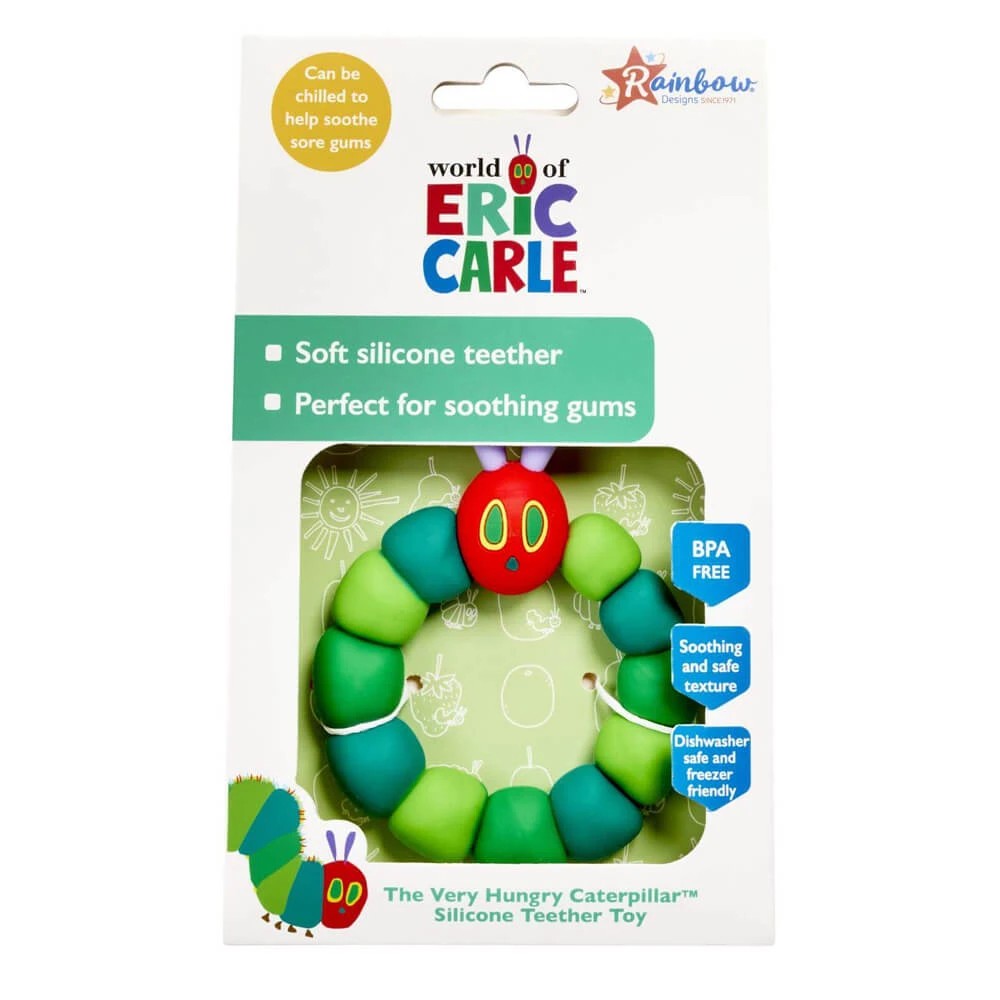 1 Eric Carle - The Very Hungry Caterpillar Round Silicone, Birth+, 1 of 5