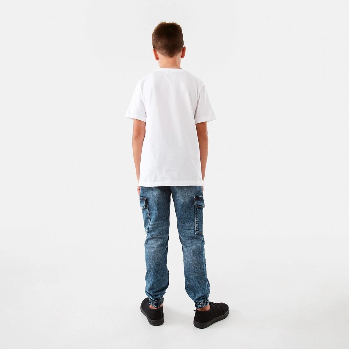 7 Denim Cargo Joggers Denim Wash, 7 of 9