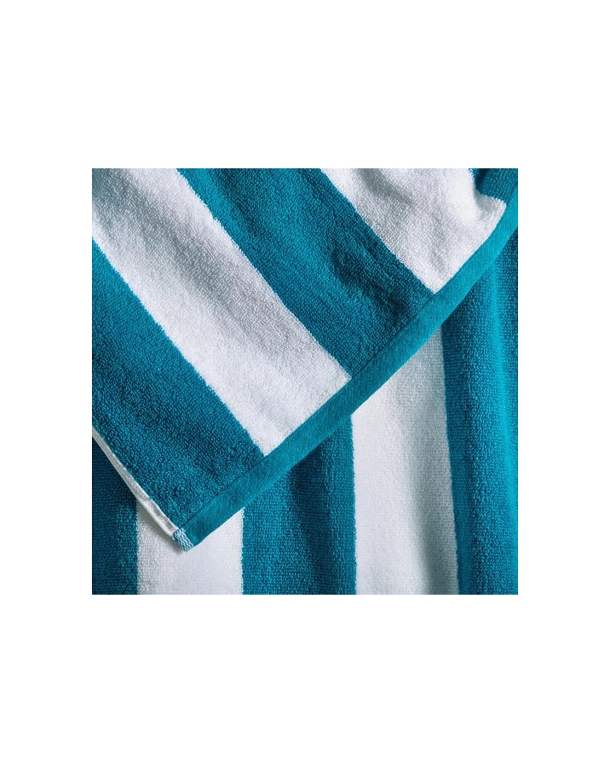 3 CANNINGVALE Striped Cabana Cotton Terry Beach Towel Soft Absorbent - Multi, 3 of 3