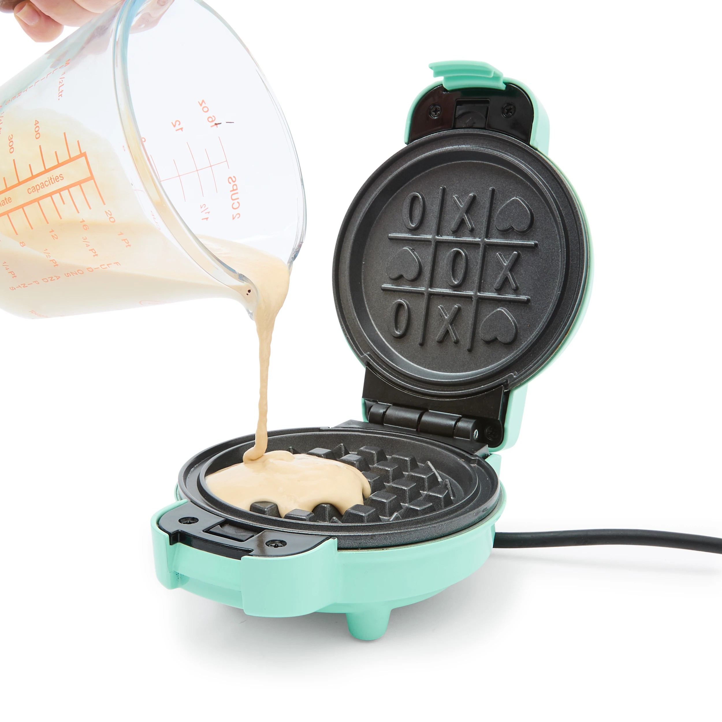 3 Multi Plate Waffle Maker - Aqua Green, 3 of 8