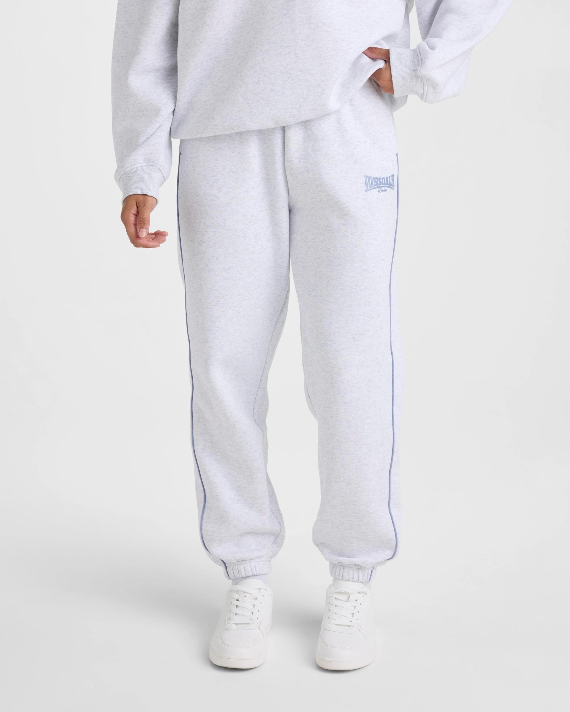 1 Lonsdale London Classic Trackpants WHITE MARLE, 1 of 5