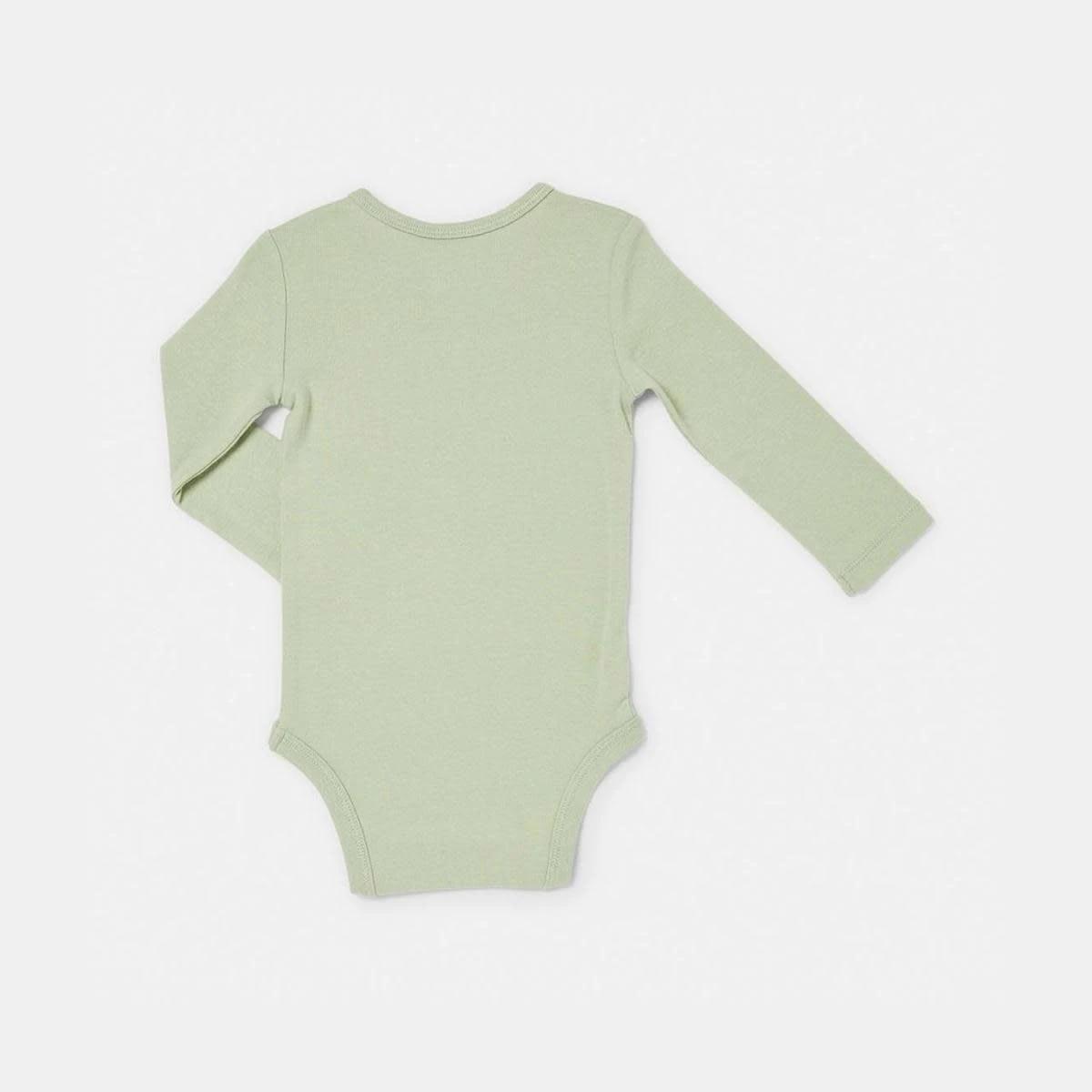 2 Everyday Long Sleeve Bodysuit Desgreen C, 2 of 3