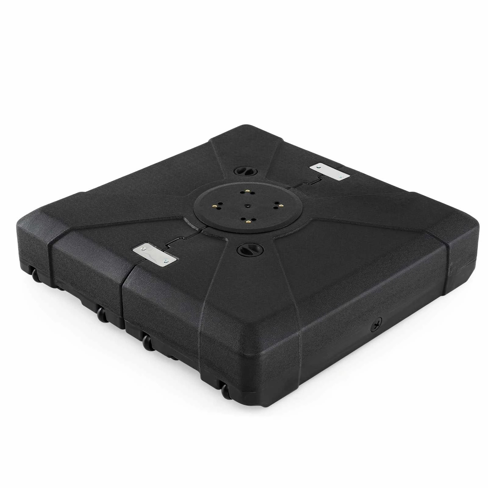 1 Costway Cantilever Umbrella Base Stand 180KG Metal Holder - Black, 1 of 1