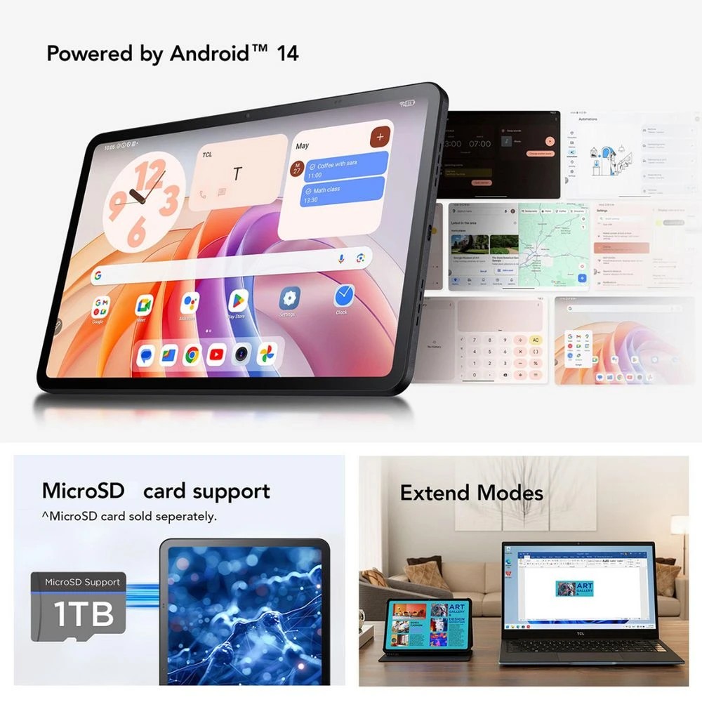 8 TCL TAB 11 FE Tablet 11" 4/128GB Grey, 8 of 10