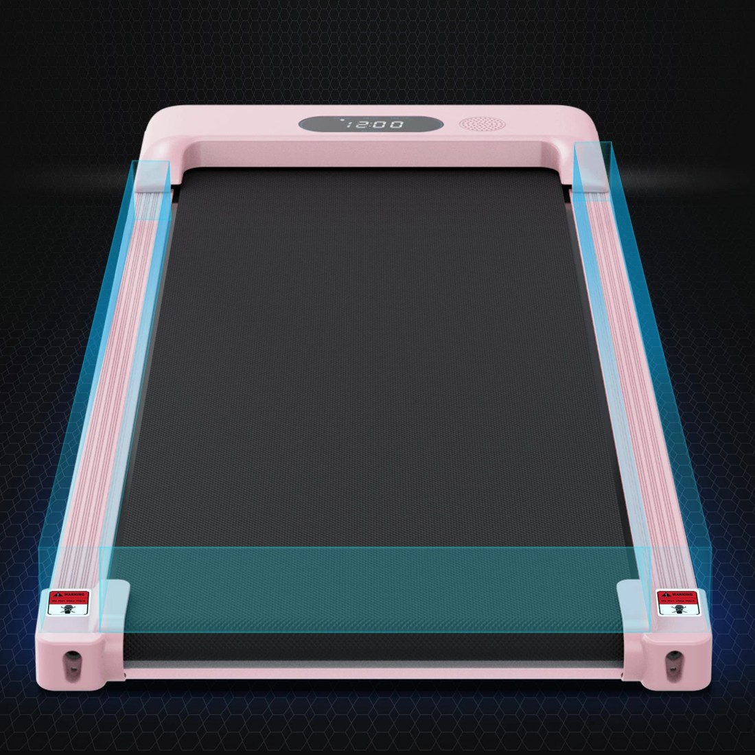 7 Black Lord Treadmill Electric Walking Pad Home Office Gym Fitness Remote Control - Pink, 7 of 9