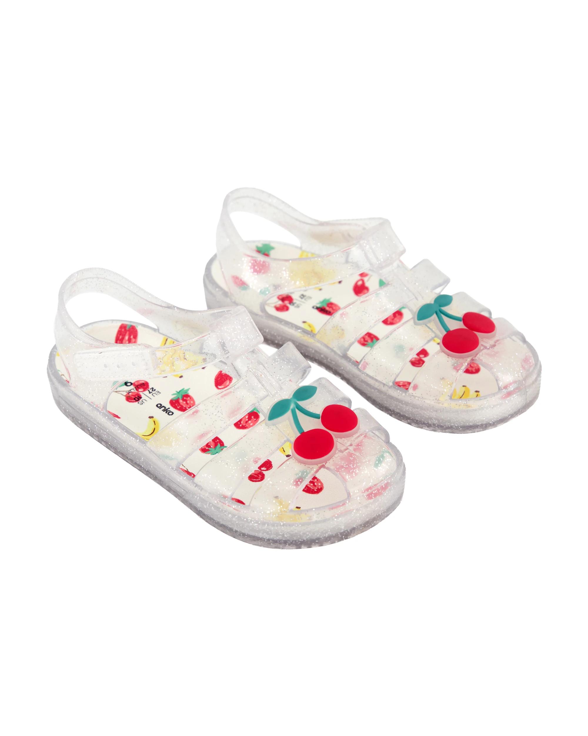 2 Junior Jelly Sandals Fruit, 2 of 4