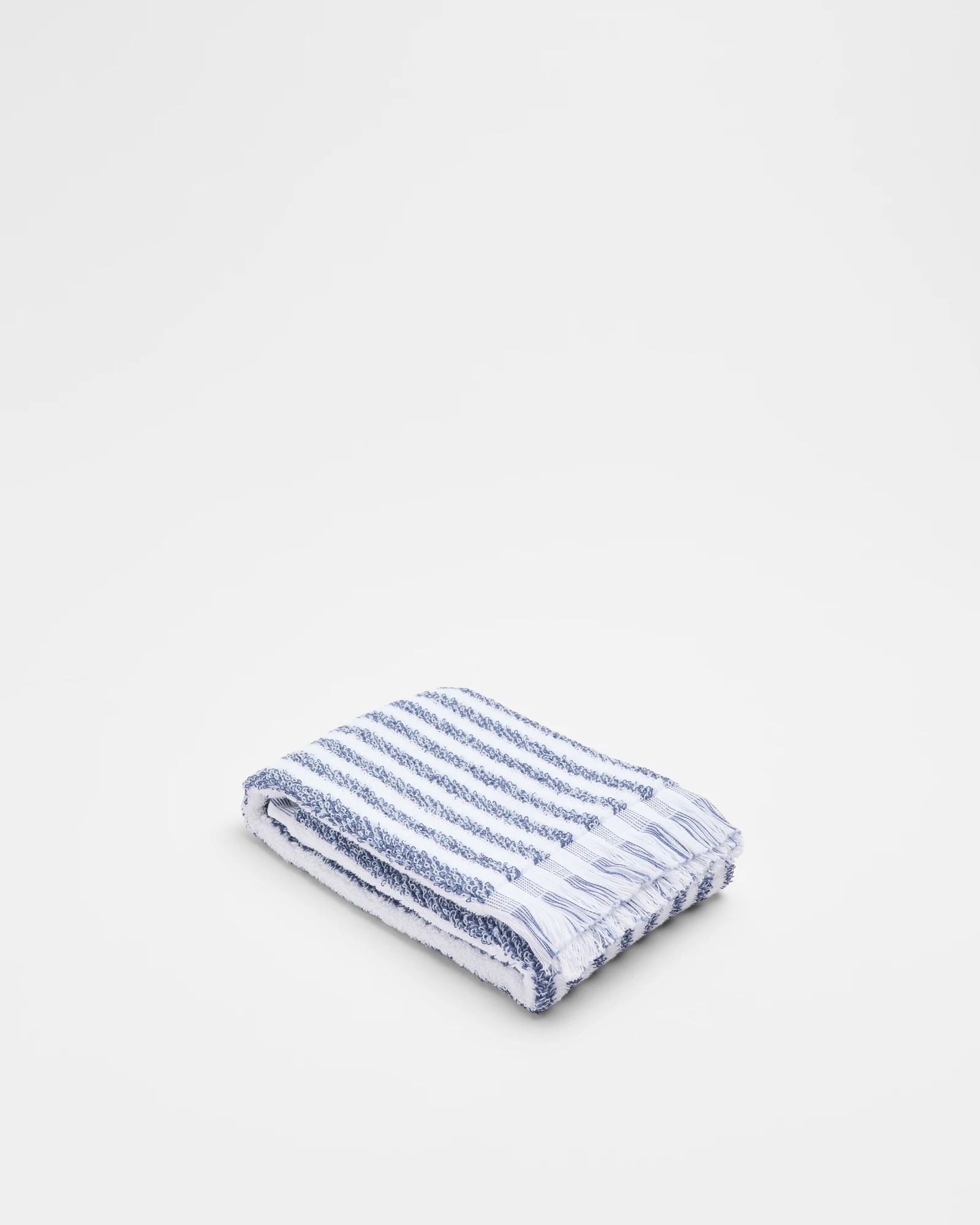 1 Target Australian Cotton Marle Striped Hand Towel -  Hugo
 - White, 1 of 3