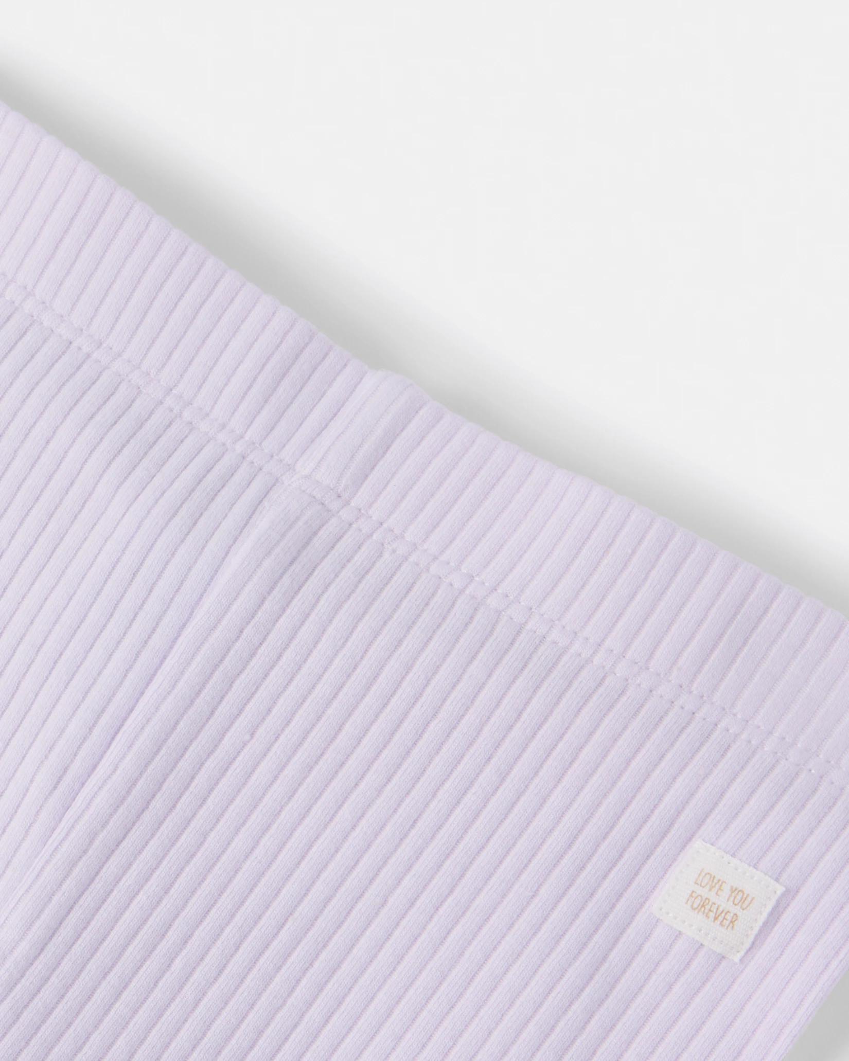 3 3 Pack Cotton Rib Leggings Pnk Mpack, 3 of 5