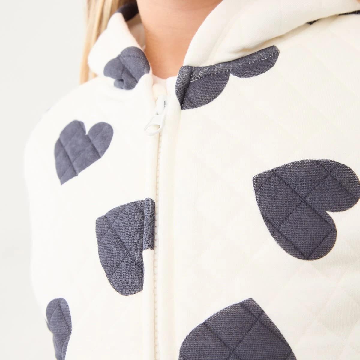 5 Sherpa Lined Zip Hoodie Hearts, 5 of 10