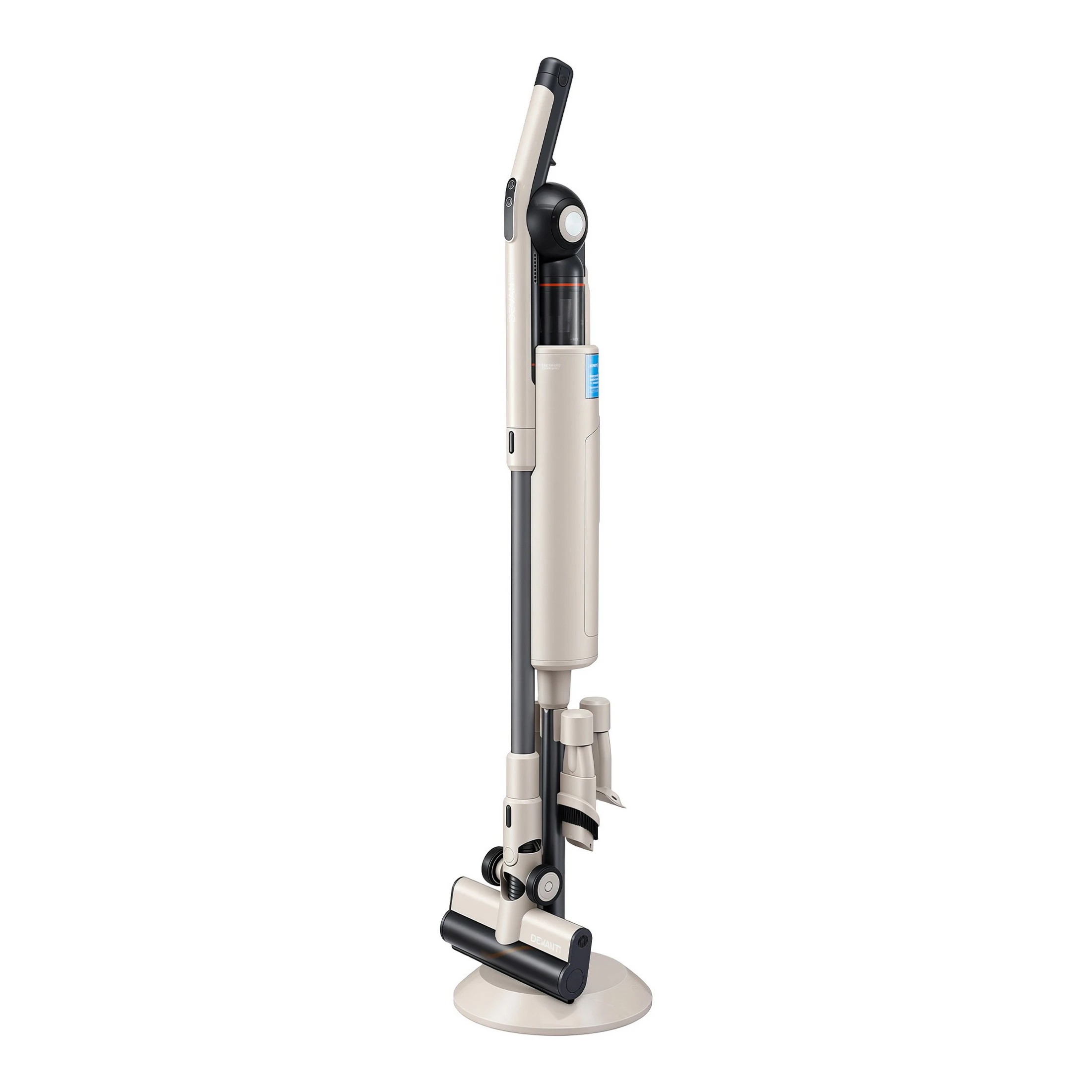 3 Devanti Cordless Vacuum Cleaner with Auto-Empty Dust Station, 18kPa Powerful Suction - Brown, 3 of 10
