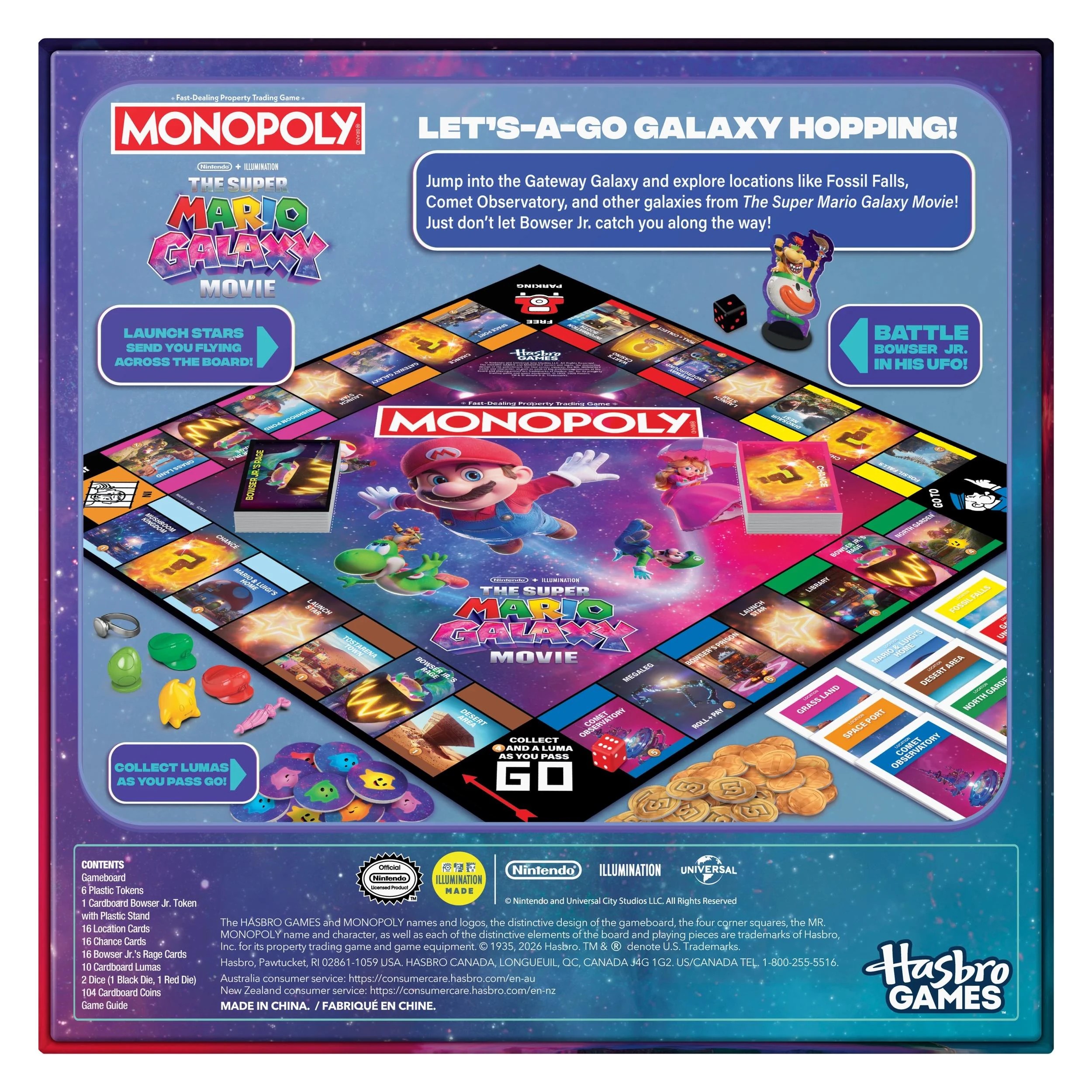 2 Monopoly: The Super Mario Galaxy Movie Edition Board Game - Multi, 2 of 4
