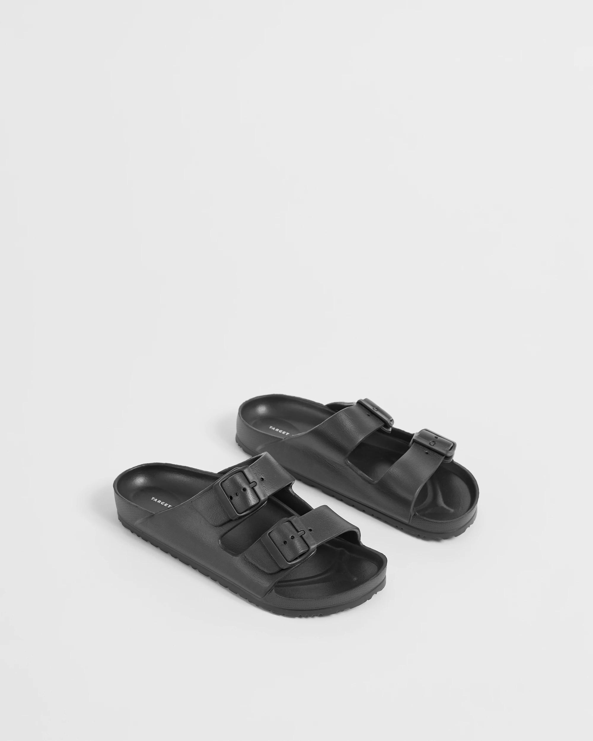 2 Target Youth EVA Double Strap Slides BLACK, 2 of 3