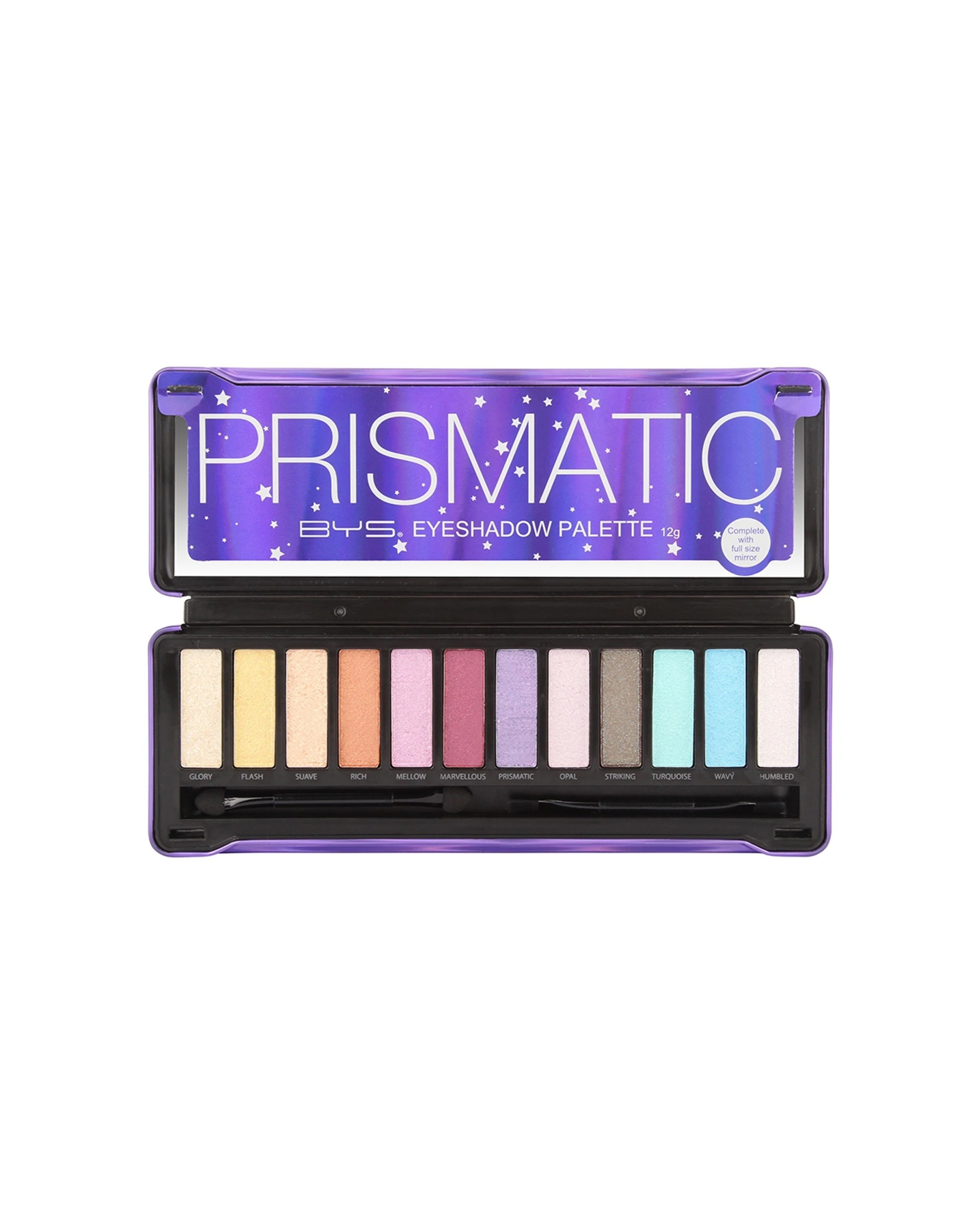1 BYS 12g Prismatic Eyeshadow Palette 12 Shades Makeup - Multi, 1 of 1
