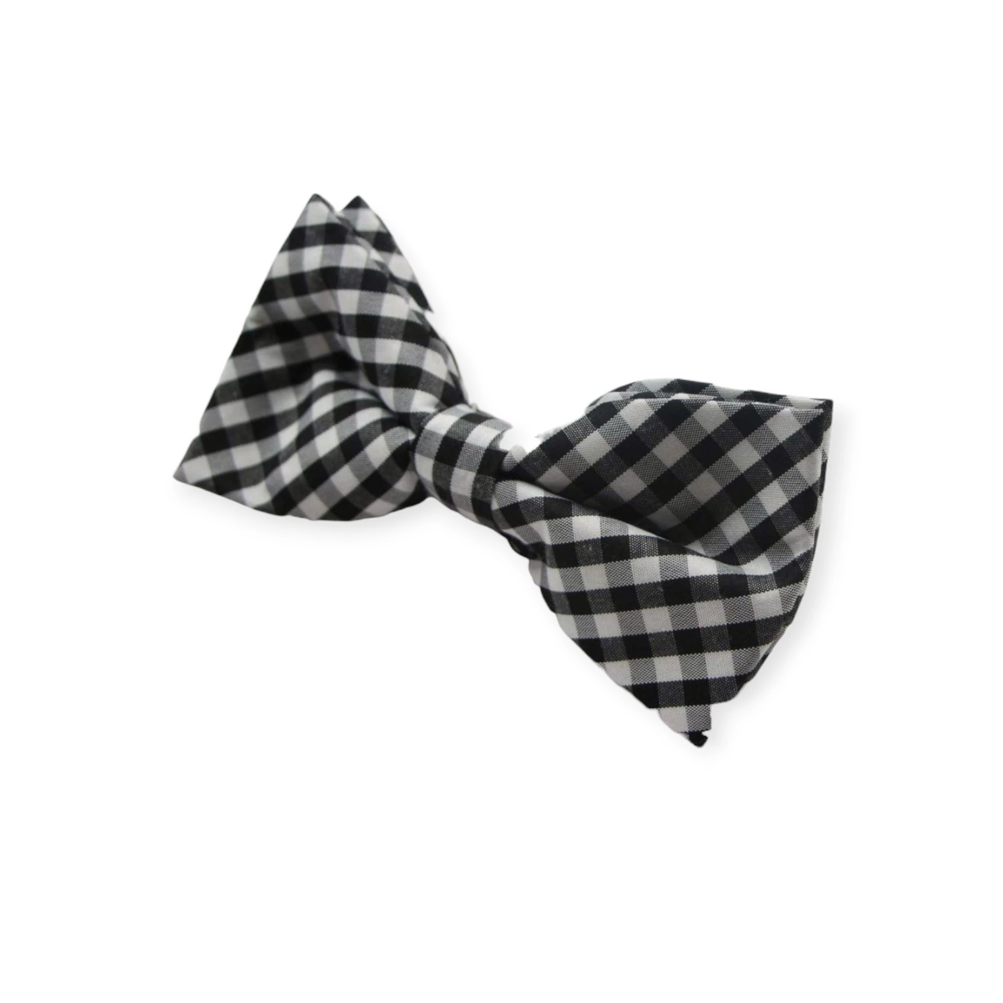 3 Zasel Mens Black & White Checkered Cotton Bow Tie - Multi, 3 of 3