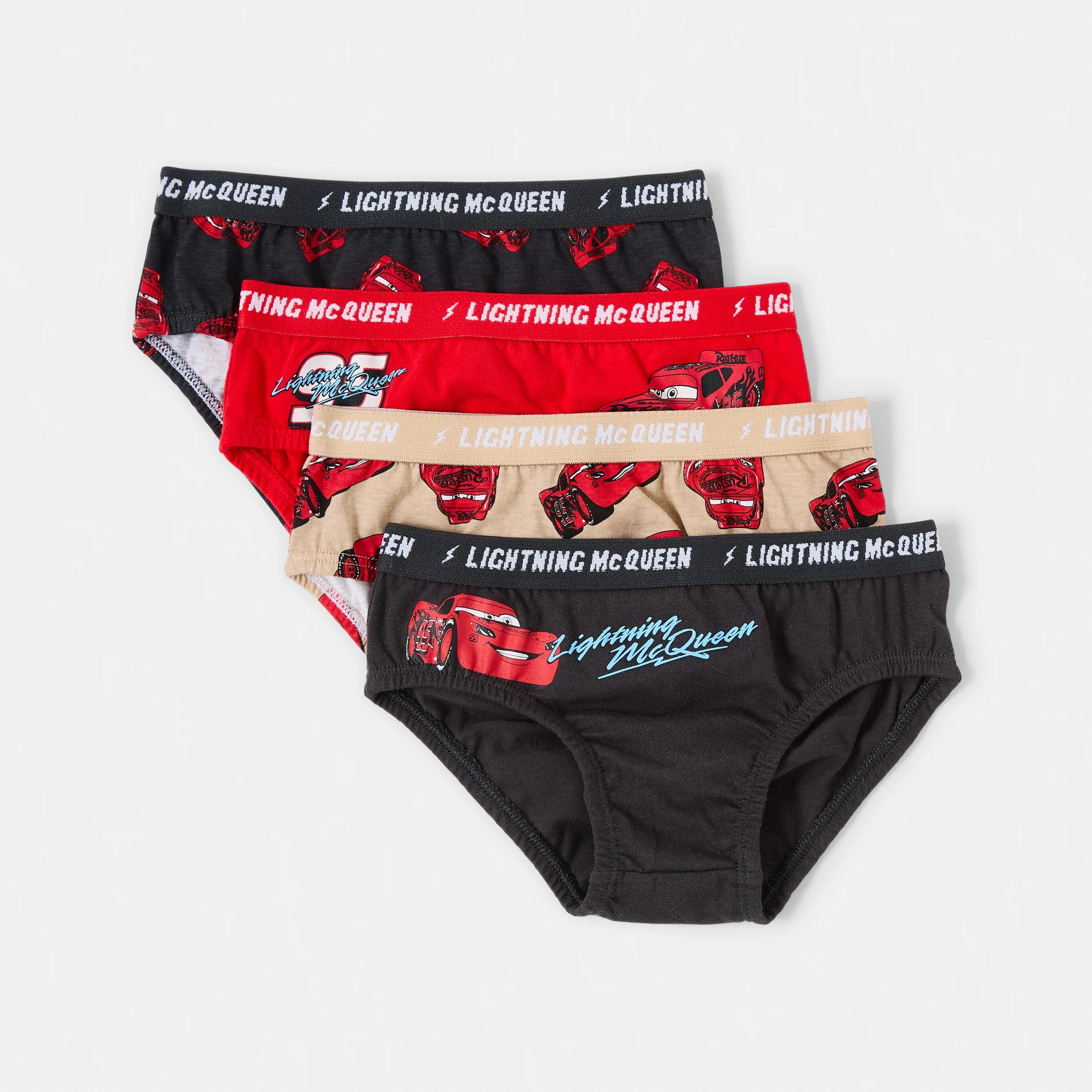 1 4 Pack Disney Pixar Cars License Briefs CARS, 1 of 7