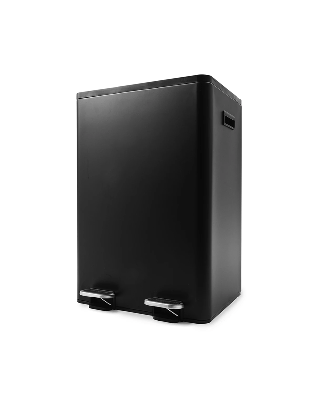 40L 2 Compartment Matte Black Recycle
