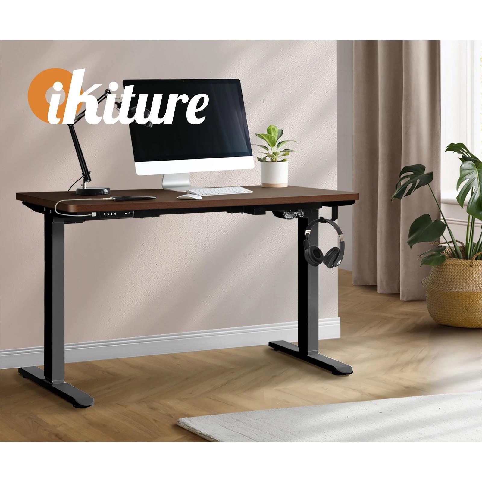 3 Oikiture 160cm Electric Standing Desk Single Motor
 - Multi, 3 of 4