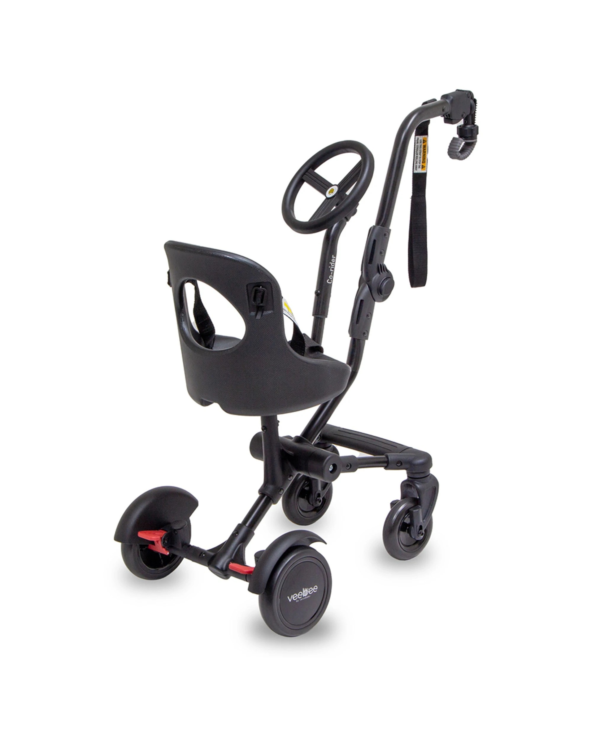 2 Veebee Co-rider Universal Toddler Trailer Board Seat For Stroller/pram 15m+ - Black, 2 of 5