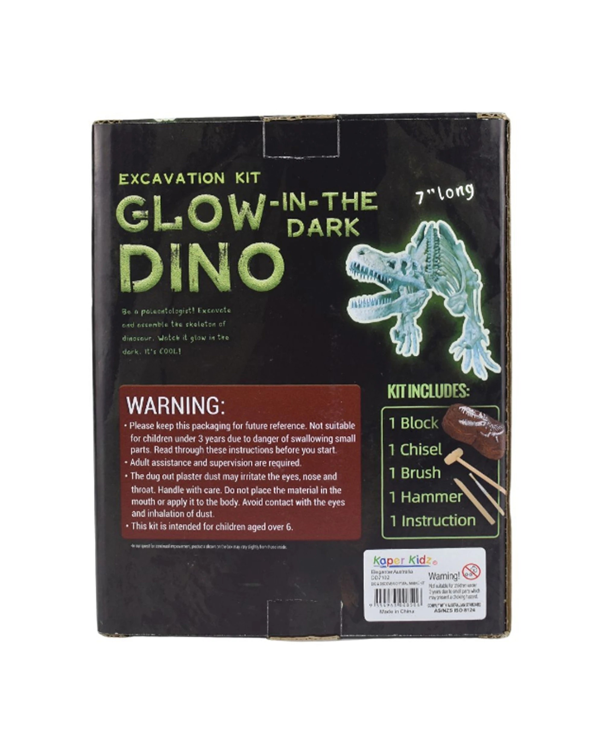 4 Kaper Kidz Glow In The Dark Tyrannosaurus Excavation Kit Educational Toy - Plain, 4 of 5