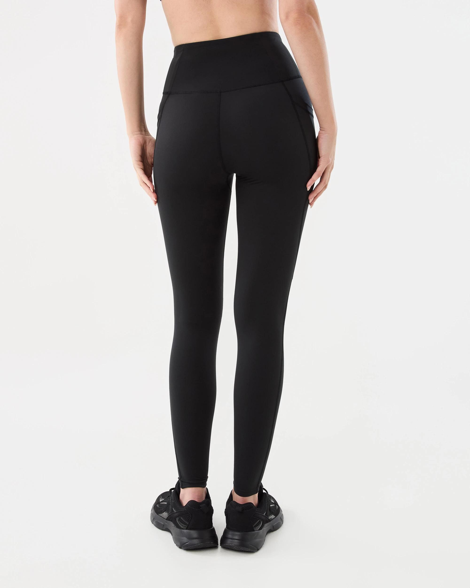 3 Active Womens Full Length Training Leggings Black, 3 of 6