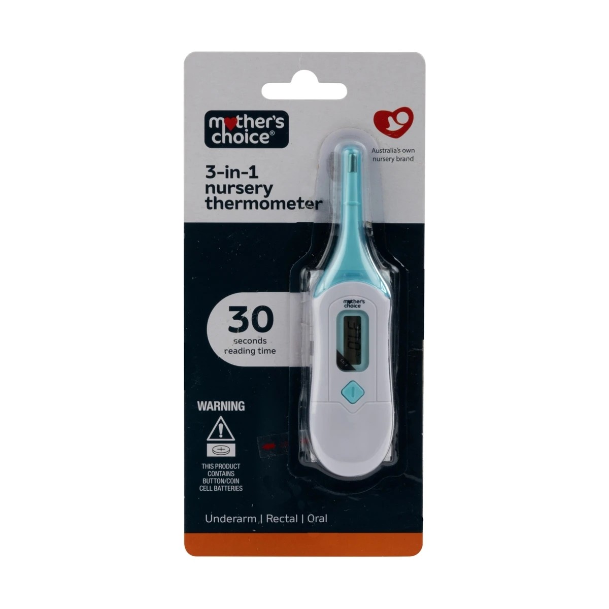 1 Mother's Choice 3-in-1 Nursery Thermometer, 1 of 3