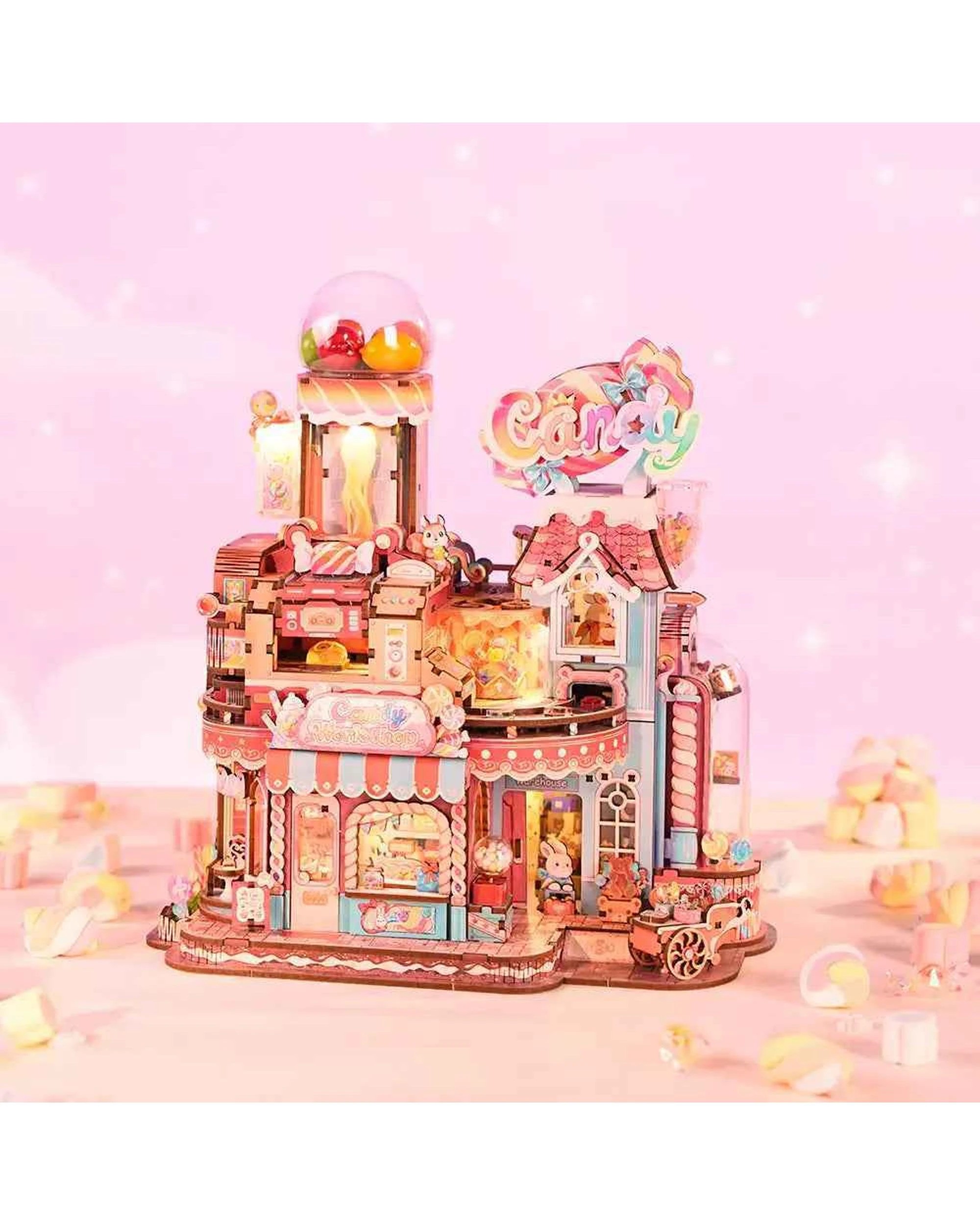 3 Tonecheer Candy Workshop Transmission Model 3D Puzzle Model Kit, 3 of 4