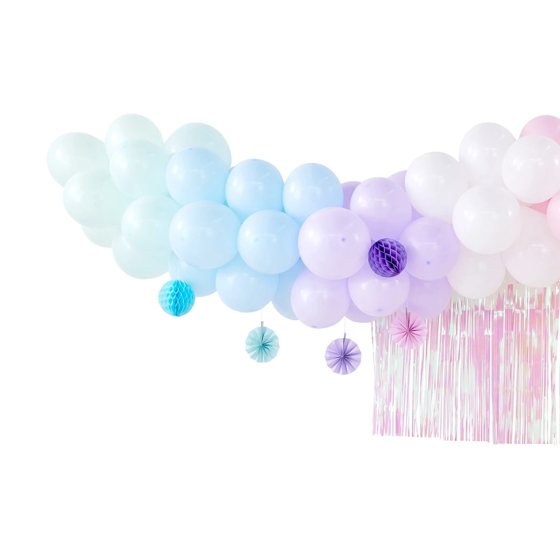 3 Pastel Embellished Mega Balloon Garland, 3 of 8