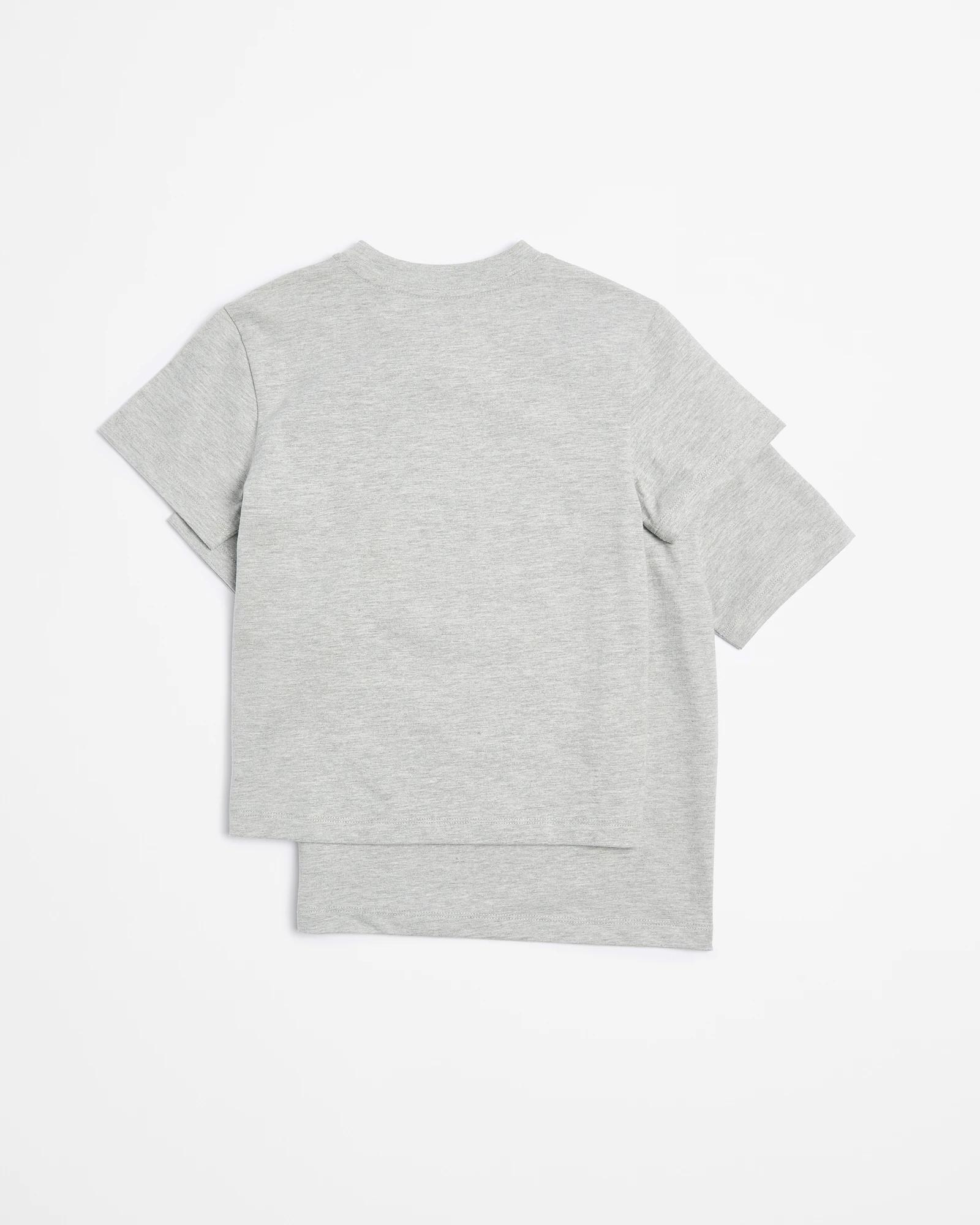 3 Target Australian Cotton Heavyweight T-shirt - 2 Pack GREY, 3 of 3