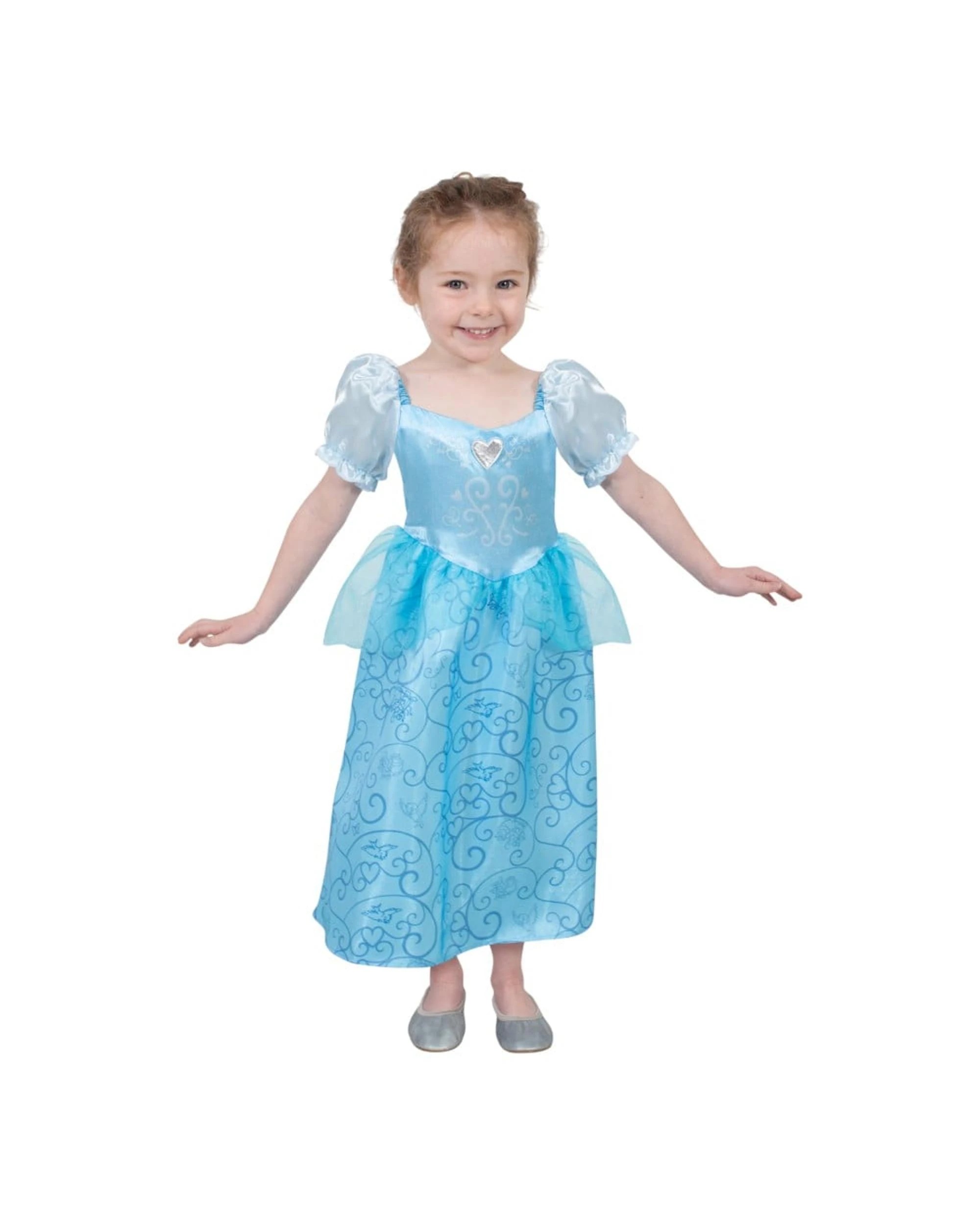 2 Disney Princess Cinderella Filagree Constume Size 4-6 Years, 2 of 5