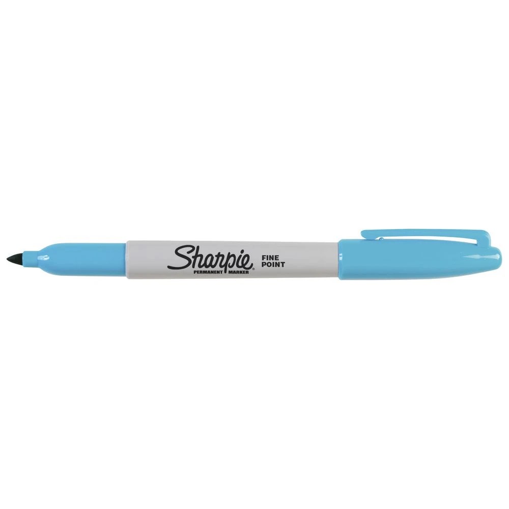 3 Sharpie Fine Permanent Marker Turquoise, 3 of 3