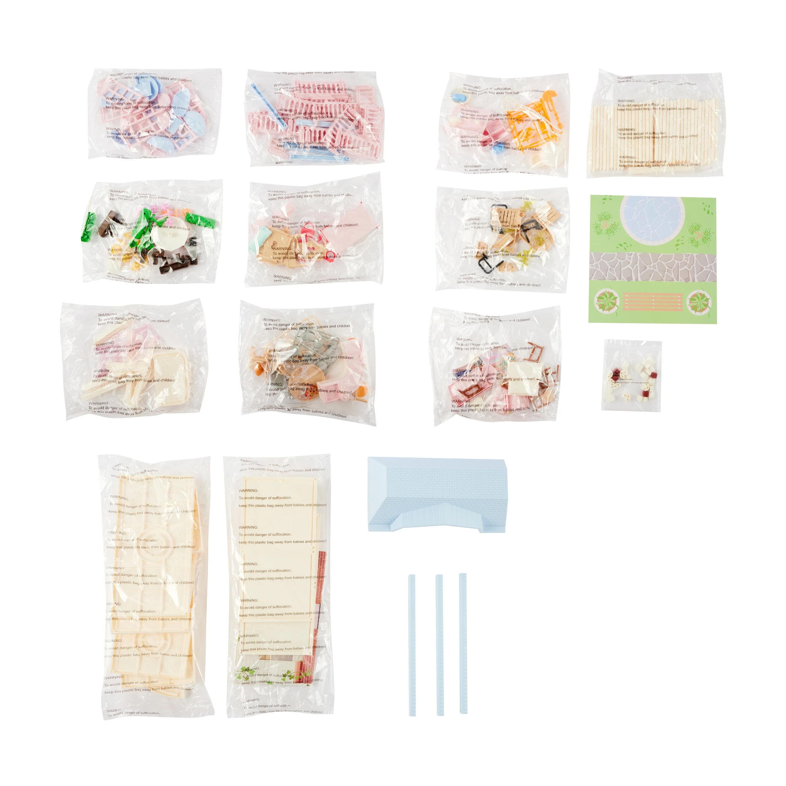 2 228 Piece Forest Friends Dollhouse Playset, 2 of 3