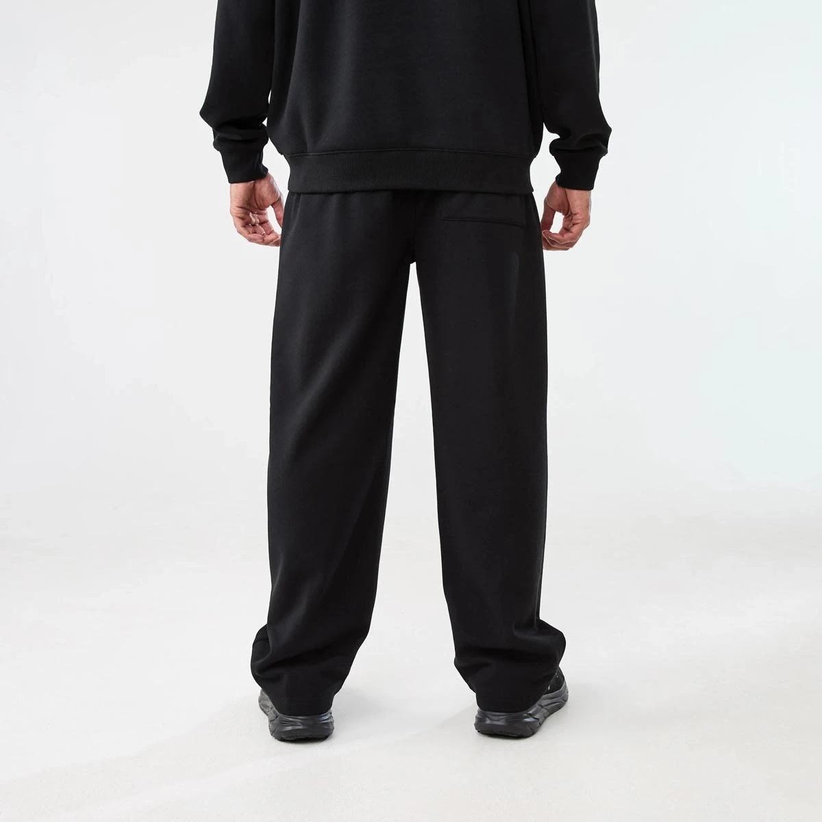 3 Everlast Mens Open Cuff Trackpants EVERLAST BLACK, 3 of 7