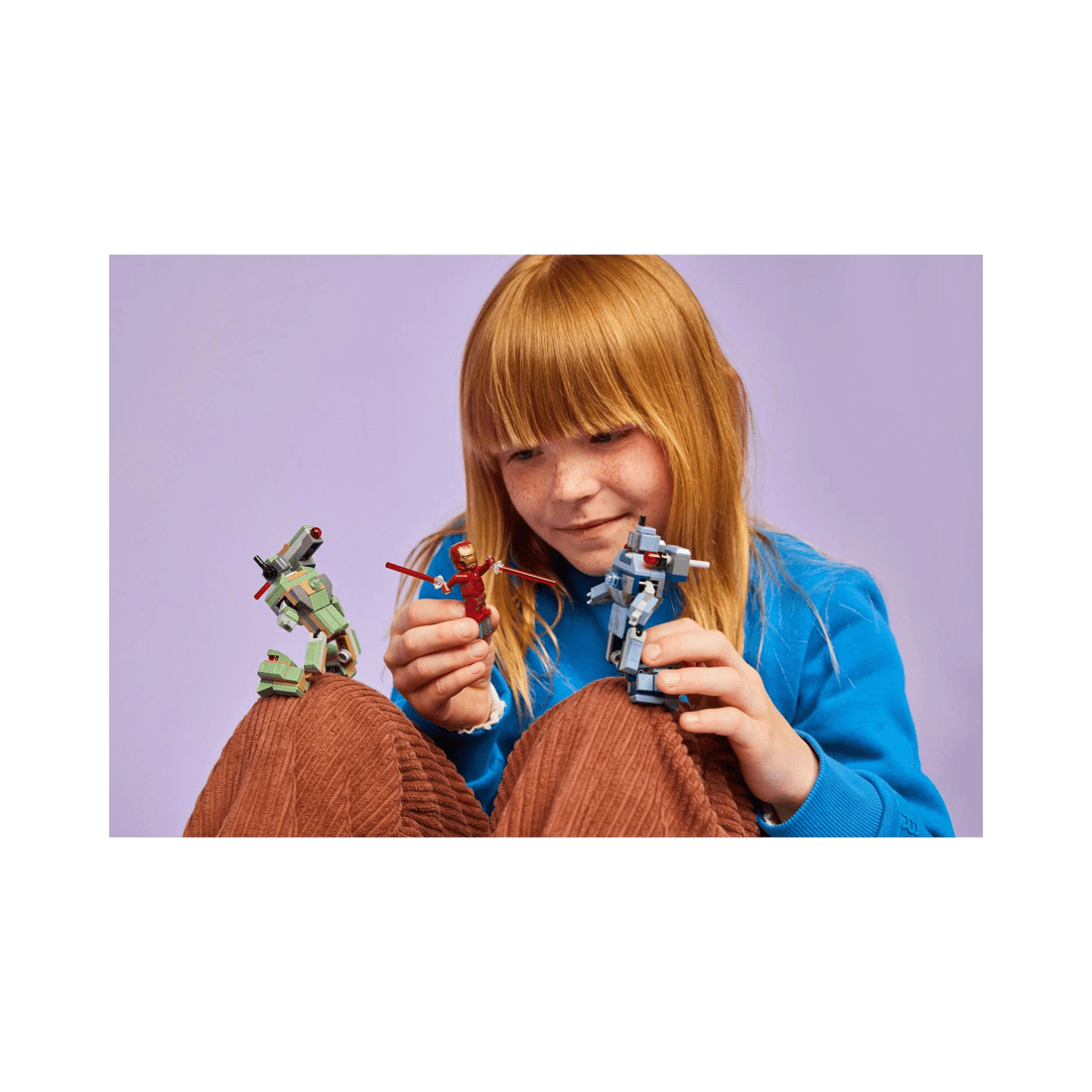 5 The LEGO Group LEGO Marvel Iron Man and War Machine vs Hammer Drones - 76320, 5 of 10