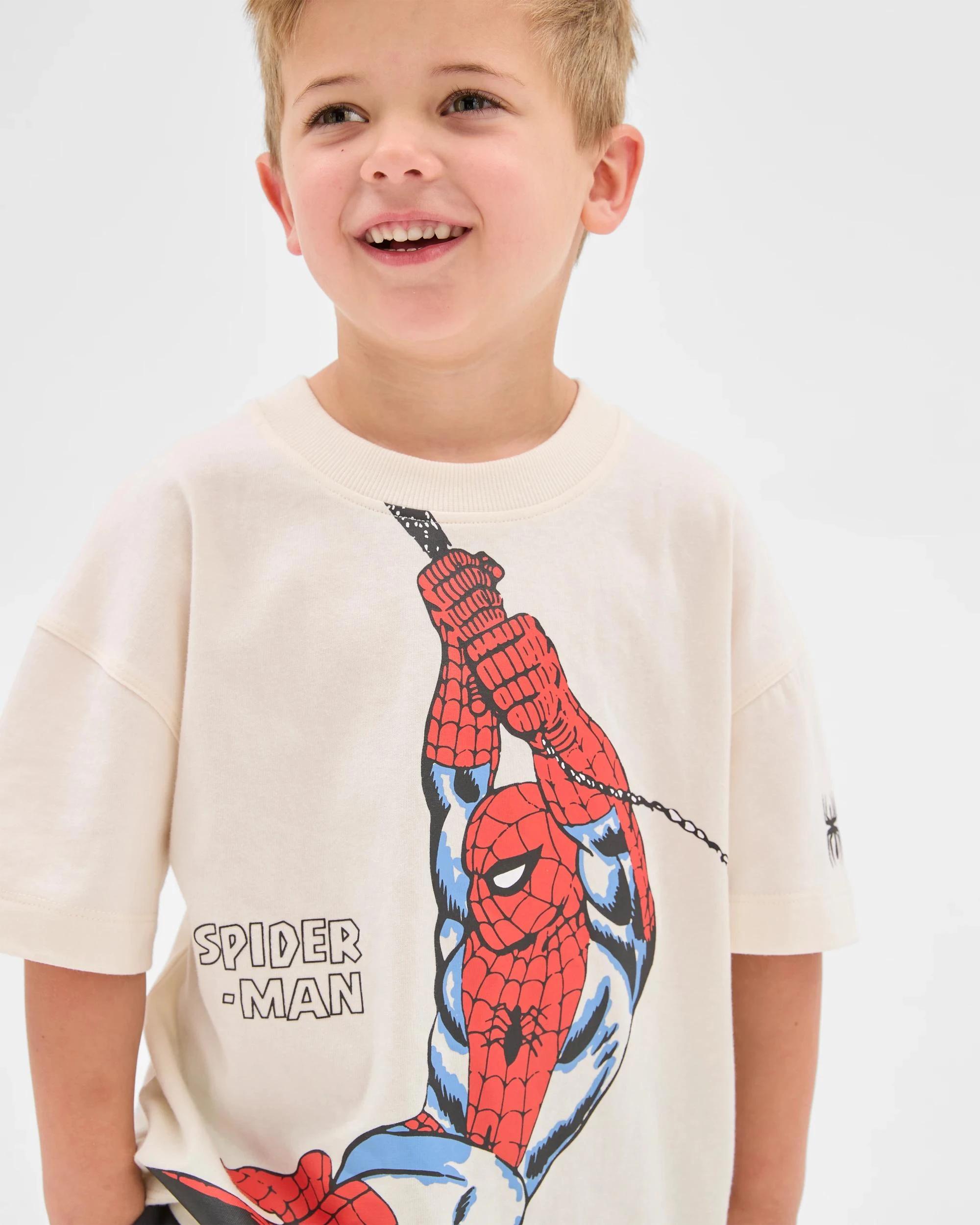 4 Spider-Man Australian Cotton T-Shirt GARDENIA, 4 of 6