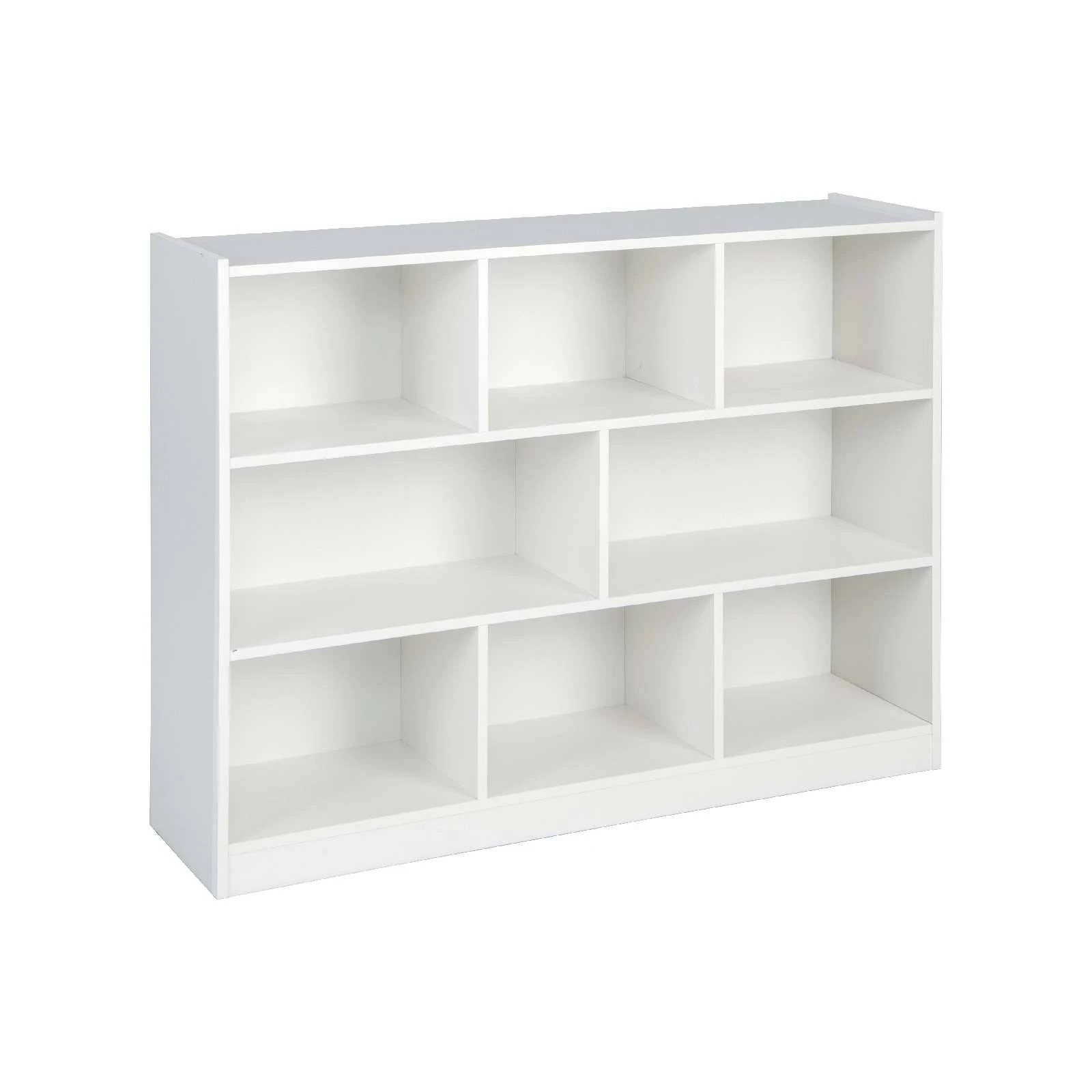 1 Costway 8 Cubes Bookcase Display Cabinet Wooden Toy Storage Organizer, 1 of 3