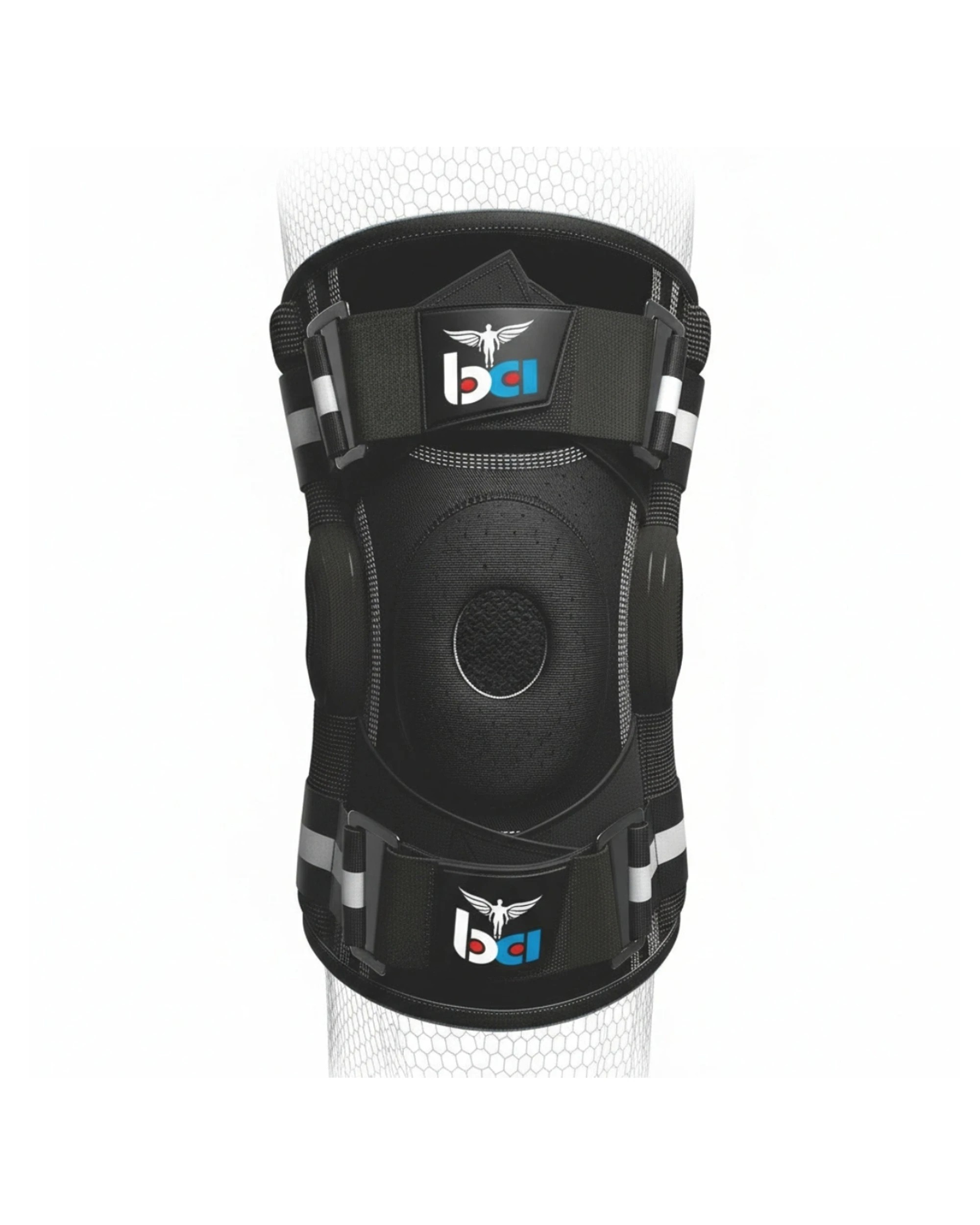 1 Bodyassist X Action Pro Hinged Knee Brace Hinged Support Ambidextrous Small - Black, 1 of 7