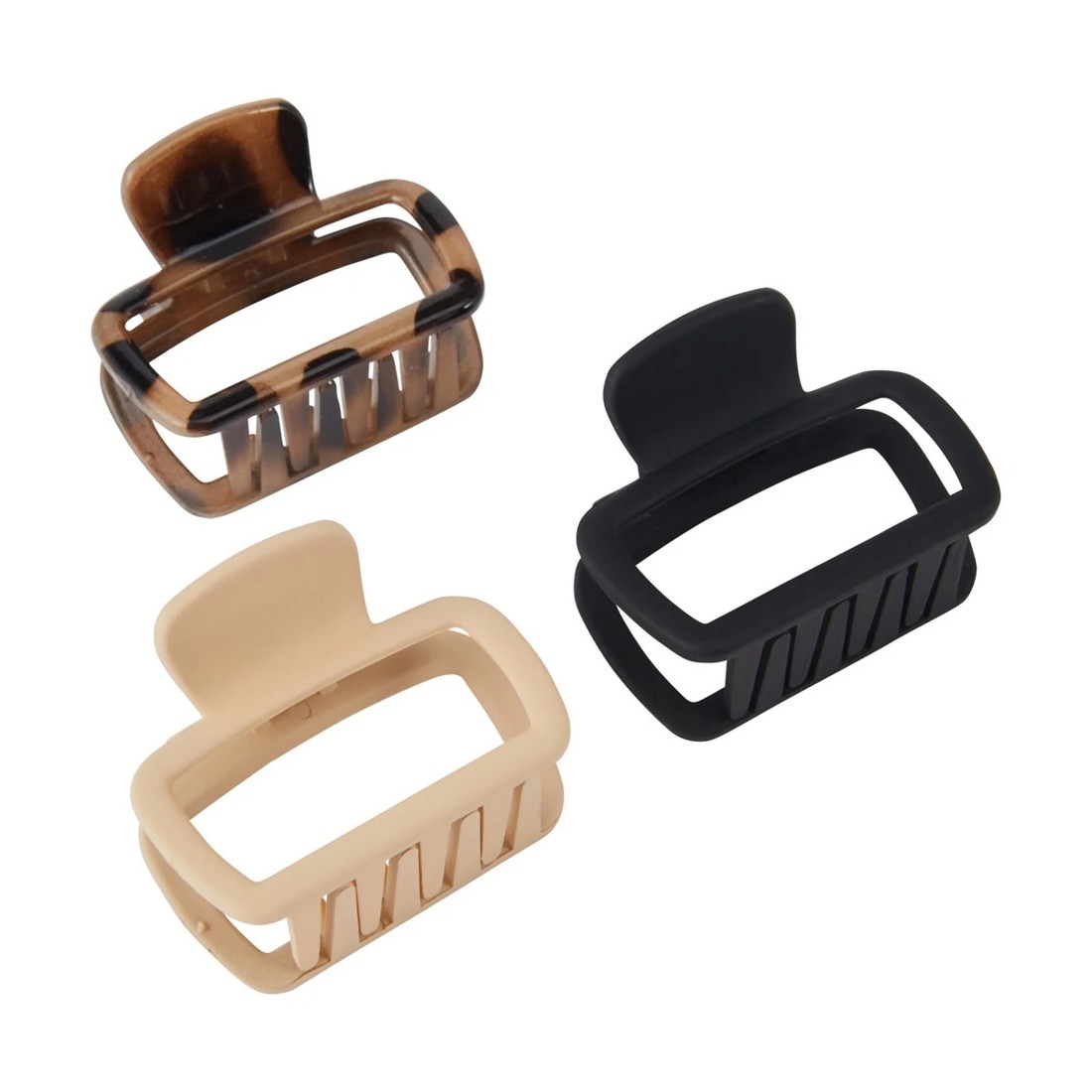 1 OXX Haircare 3 Piece Claw Hair Clips, 1 of 3