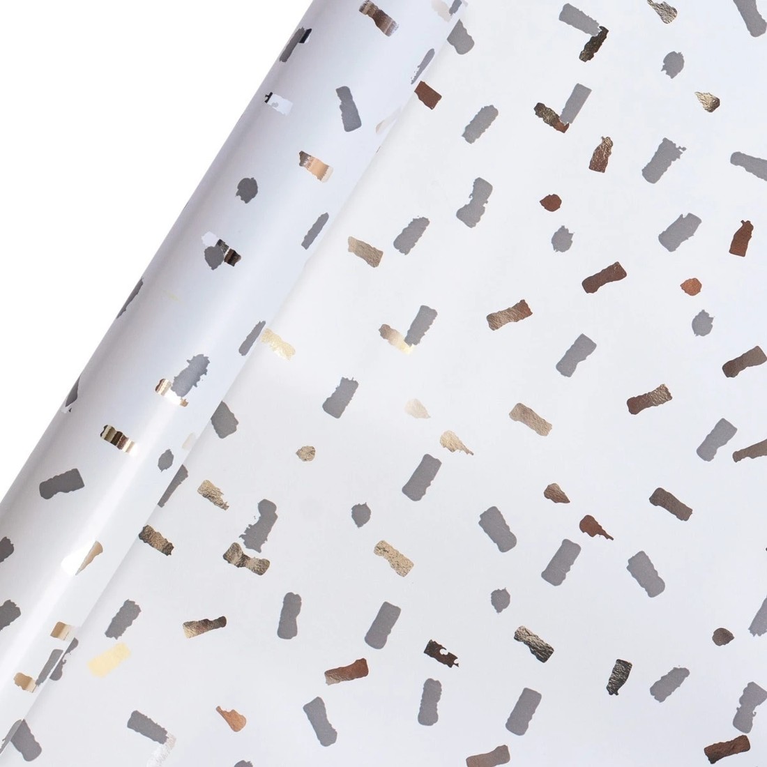 1 Hallmark Gift Wrap Roll - Silver Metallic, 1 of 2