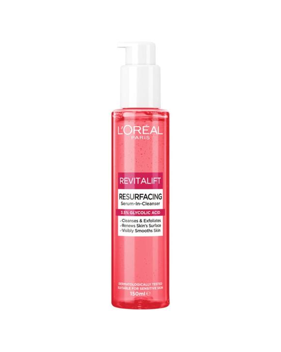 Loreal Revitalift Laser Resurfacing Glycolic Acid Cleanser 150ml - Clear