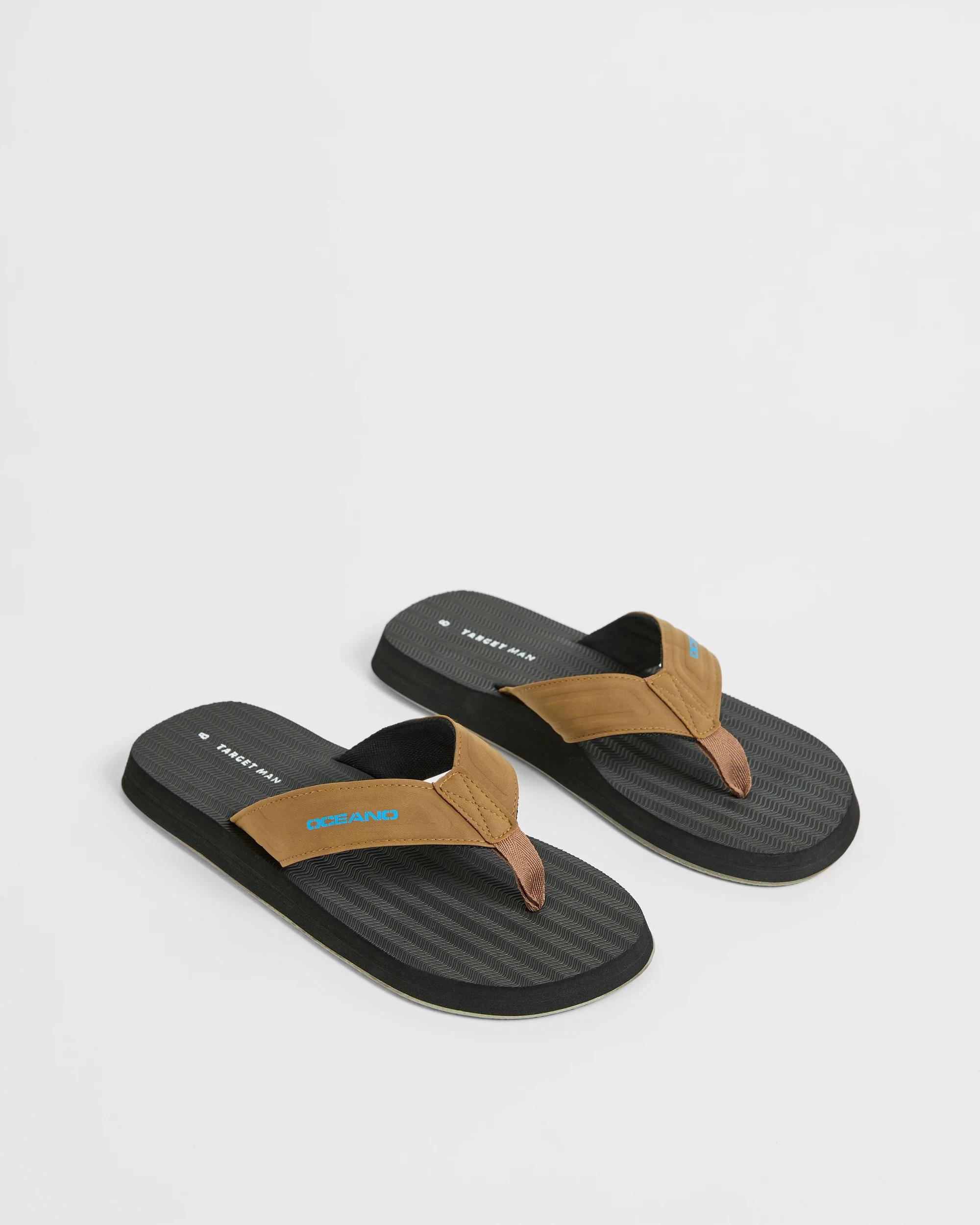 2 Target Man Surf Thongs TAN, 2 of 3