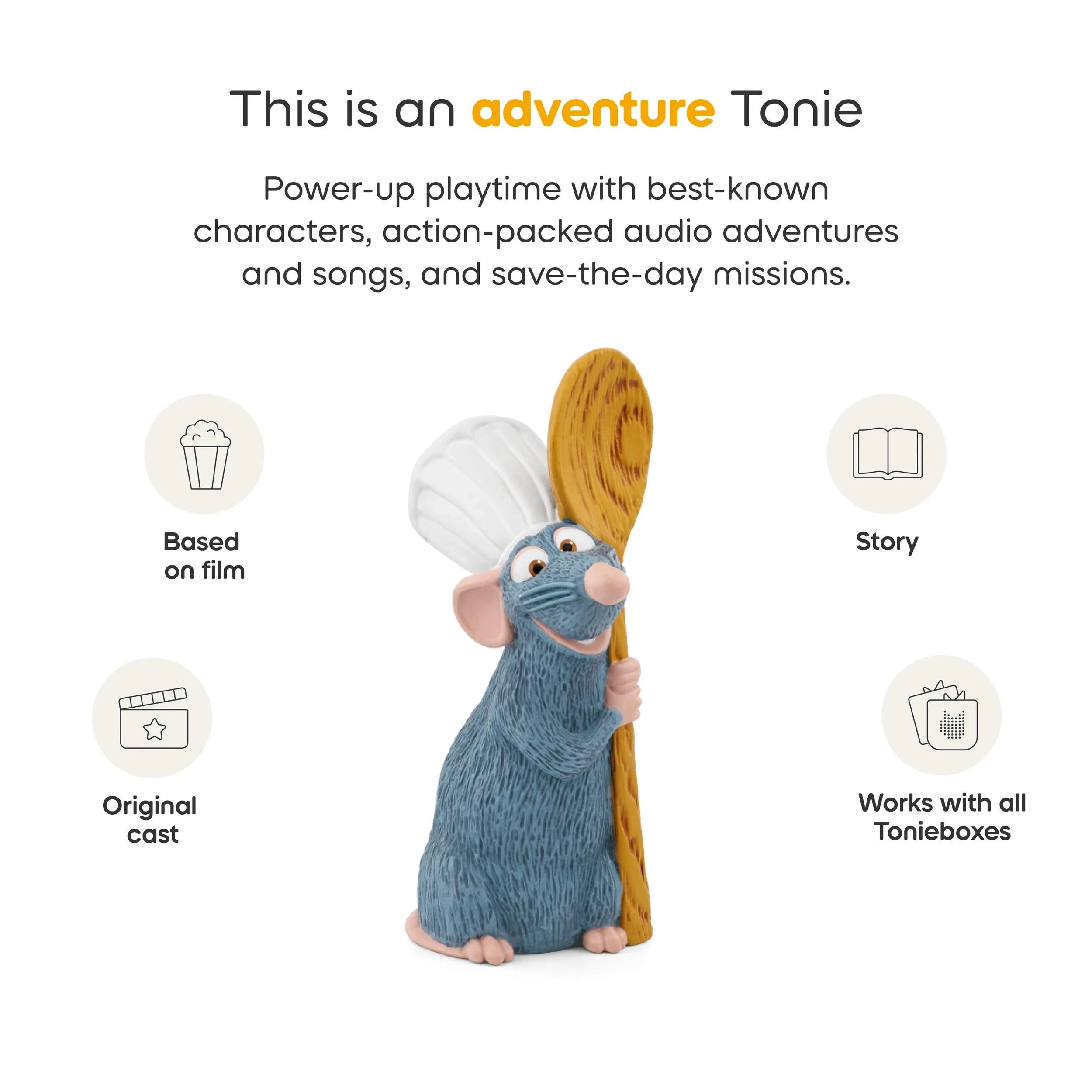 4 Ratatouille - Remy Tonie Audio Character - Multi, 4 of 6