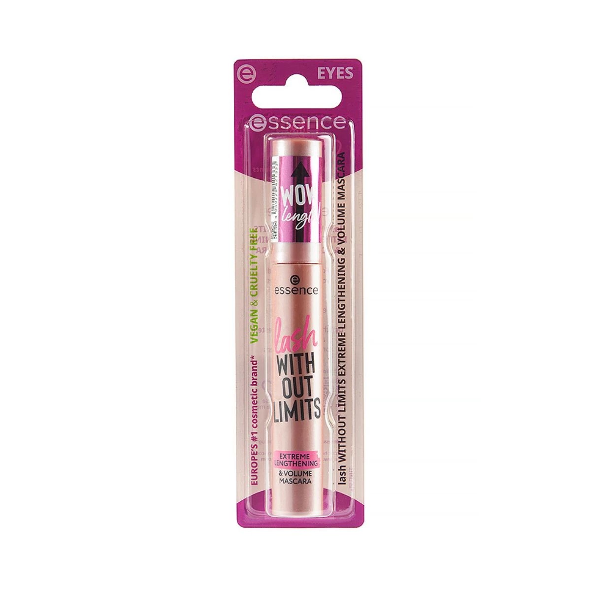 1 Essence Lash Without Limits Extreme Lengthening & Volume Mascara - 01 Ultra Black, 1 of 10
