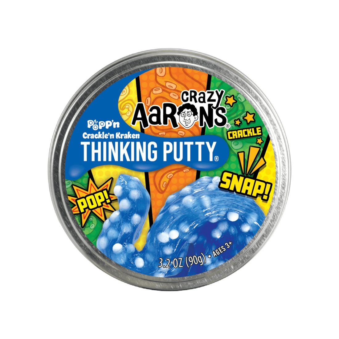 2 Crazy Aaron Enterprises Inc Crazy Aaron's Thinking Putty Popp'n Crackle'n Kraken, 2 of 6