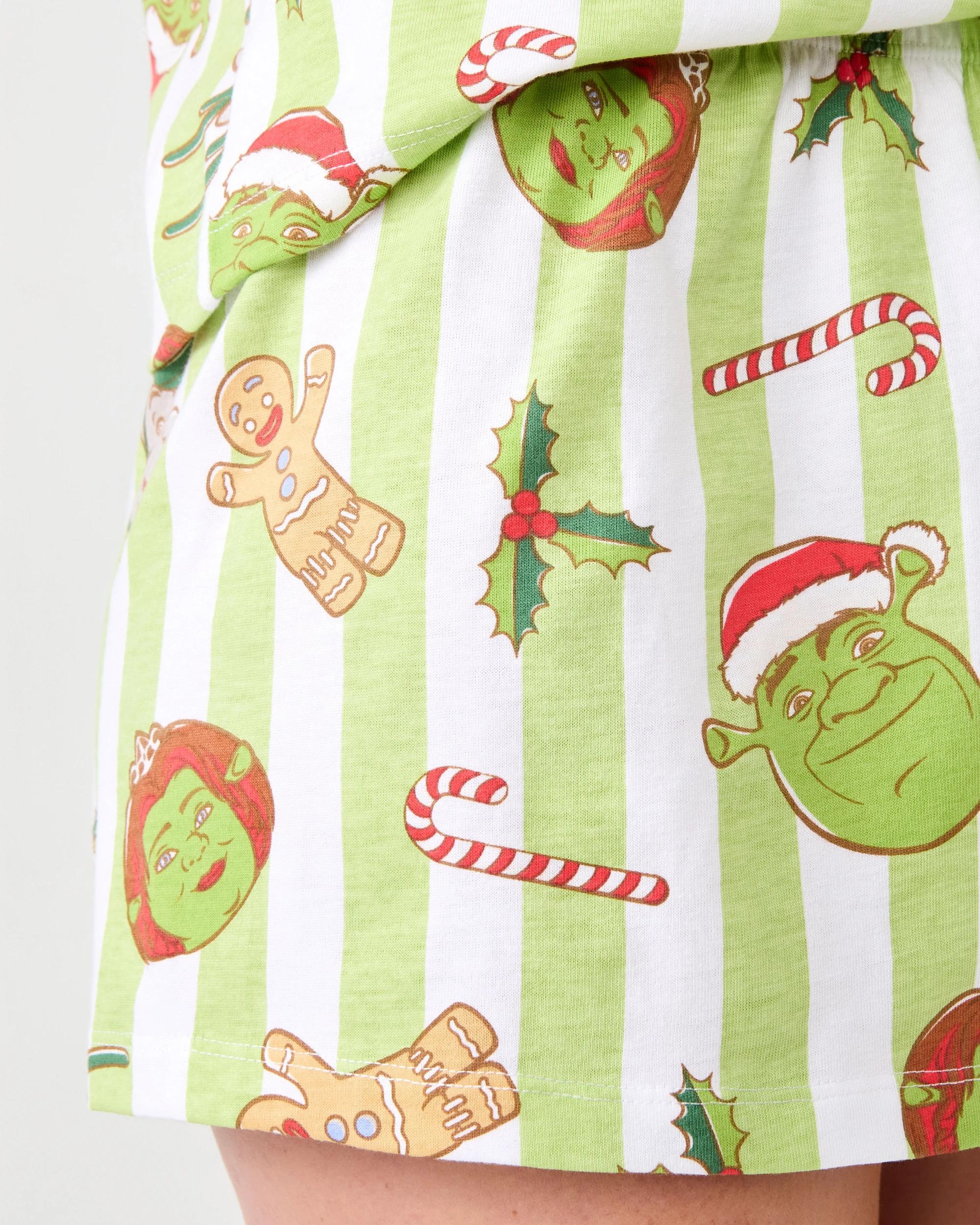 8 Family Matching Christmas Shrek Womens Pyjama Set Shrek Xmas, 8 of 9