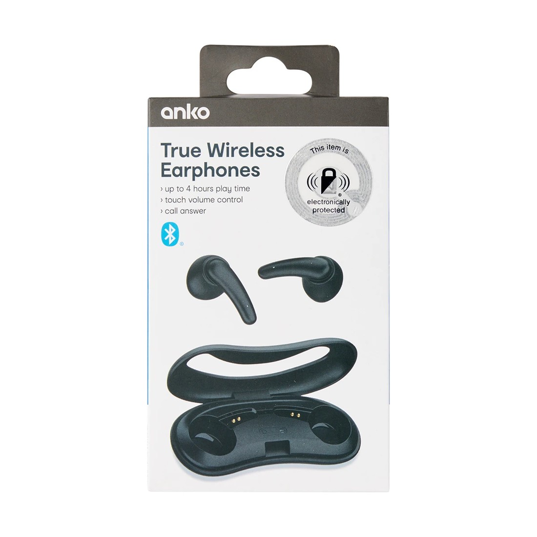 6 True Wireless Earphones - Black, 6 of 6