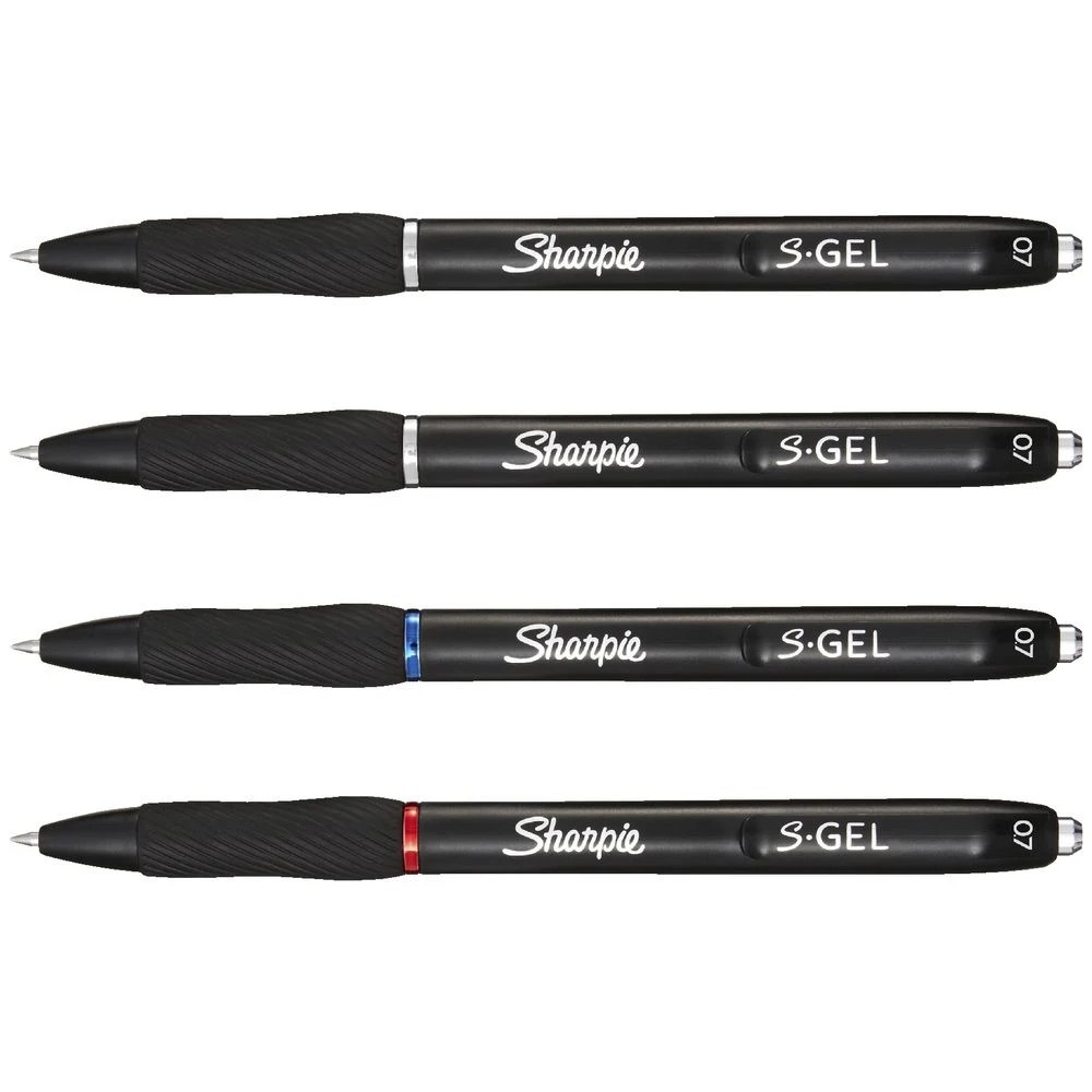 2 Sharpie S-Gel Retractable Gel Pens 0.7mm Assorted 4 Pack, 2 of 10