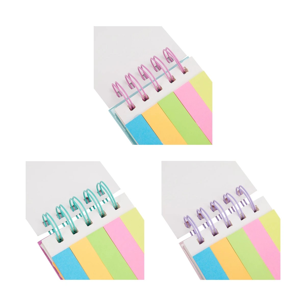 4 Spiral Sticky Note Pad - Assorted, 4 of 7