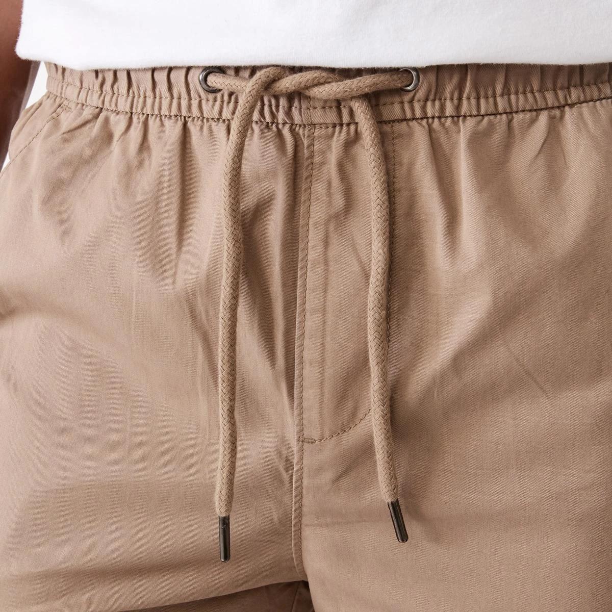 4 Elastic Waistband Chino Shorts Bge Elm, 4 of 6