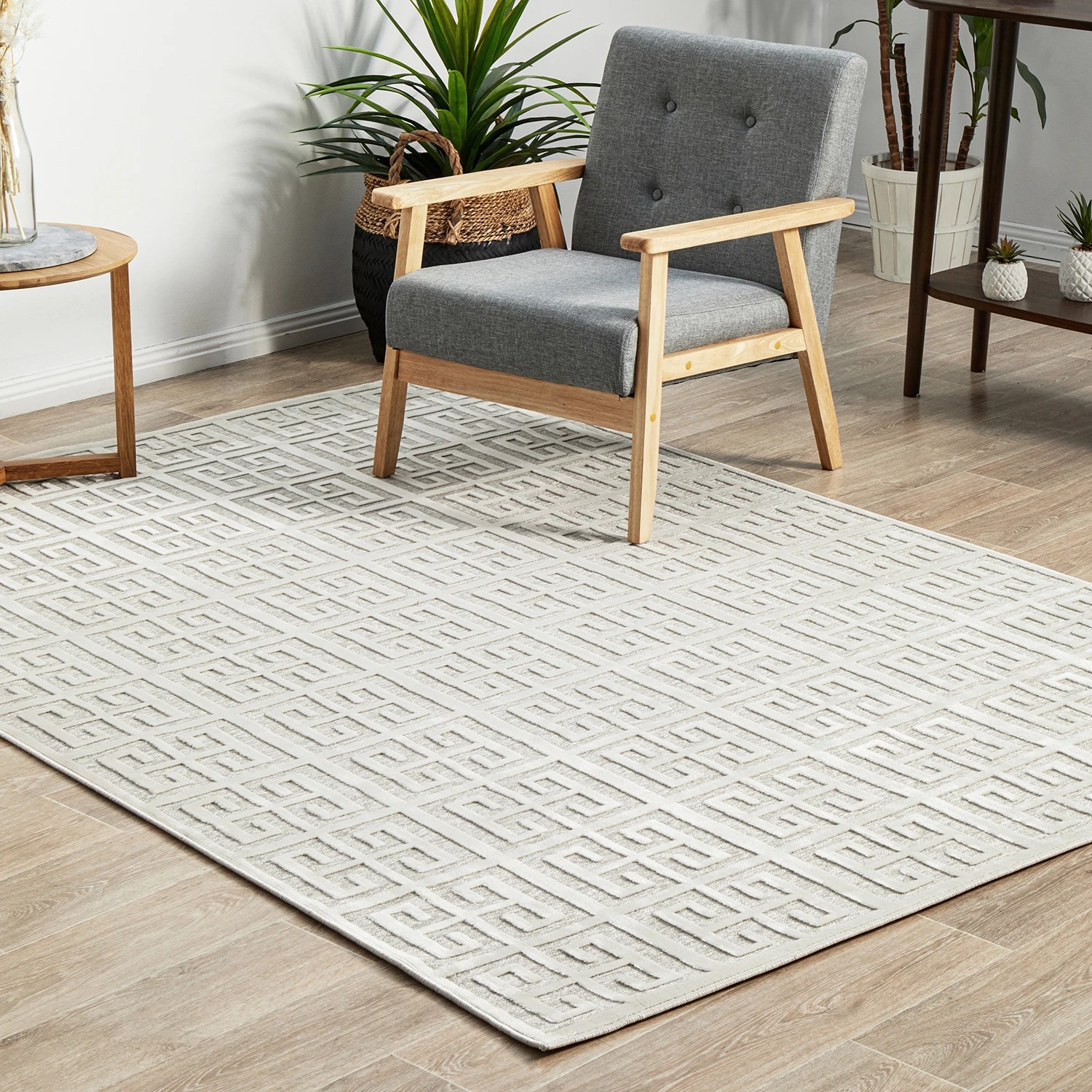 3 Common Ground Rugs Citadel Brenda 230x160cm - Medium Floor Rug - Natural White - Natural, 3 of 9