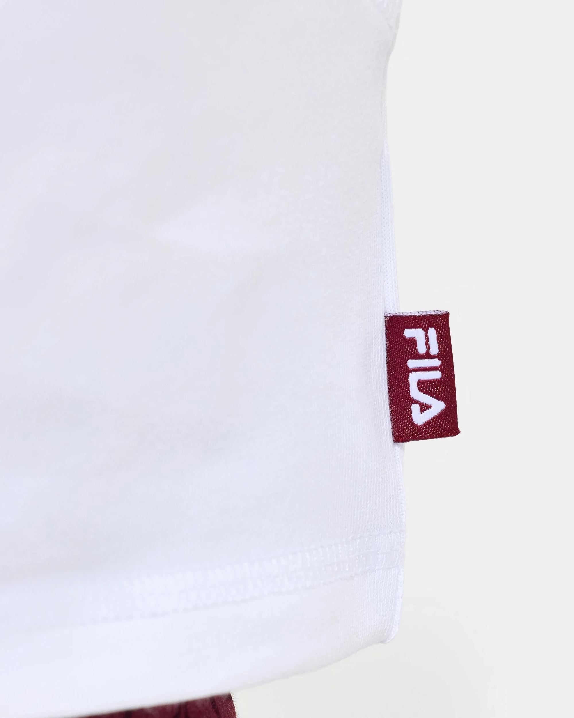 5 Aria Oversized Short Sleeve White T-Shirt - Fila WHITE, 5 of 6
